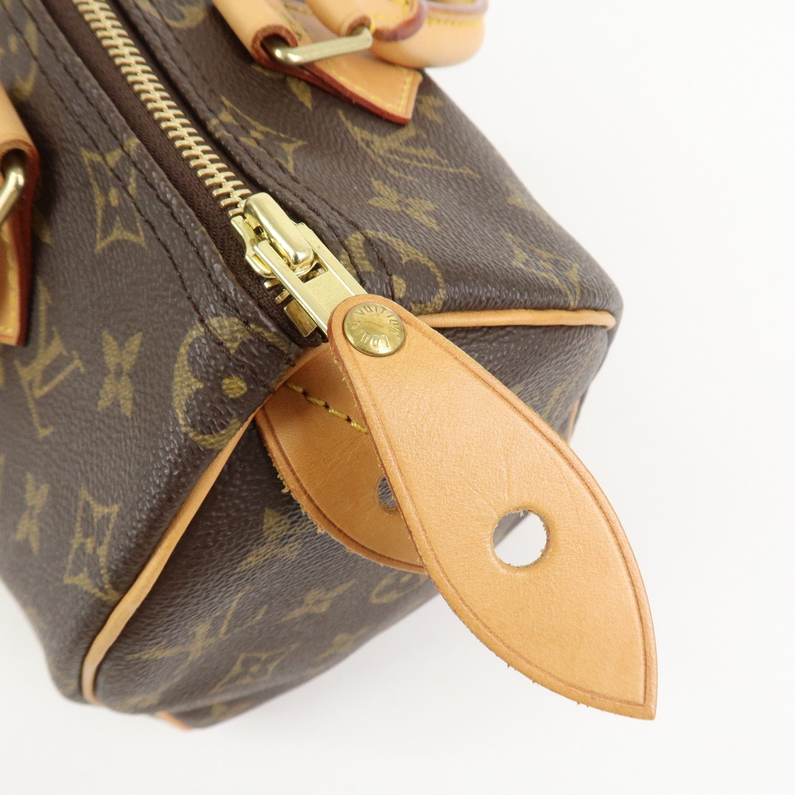 Louis Vuitton Monogram Speedy 25 Boston Bag Hand Bag Brown M41528