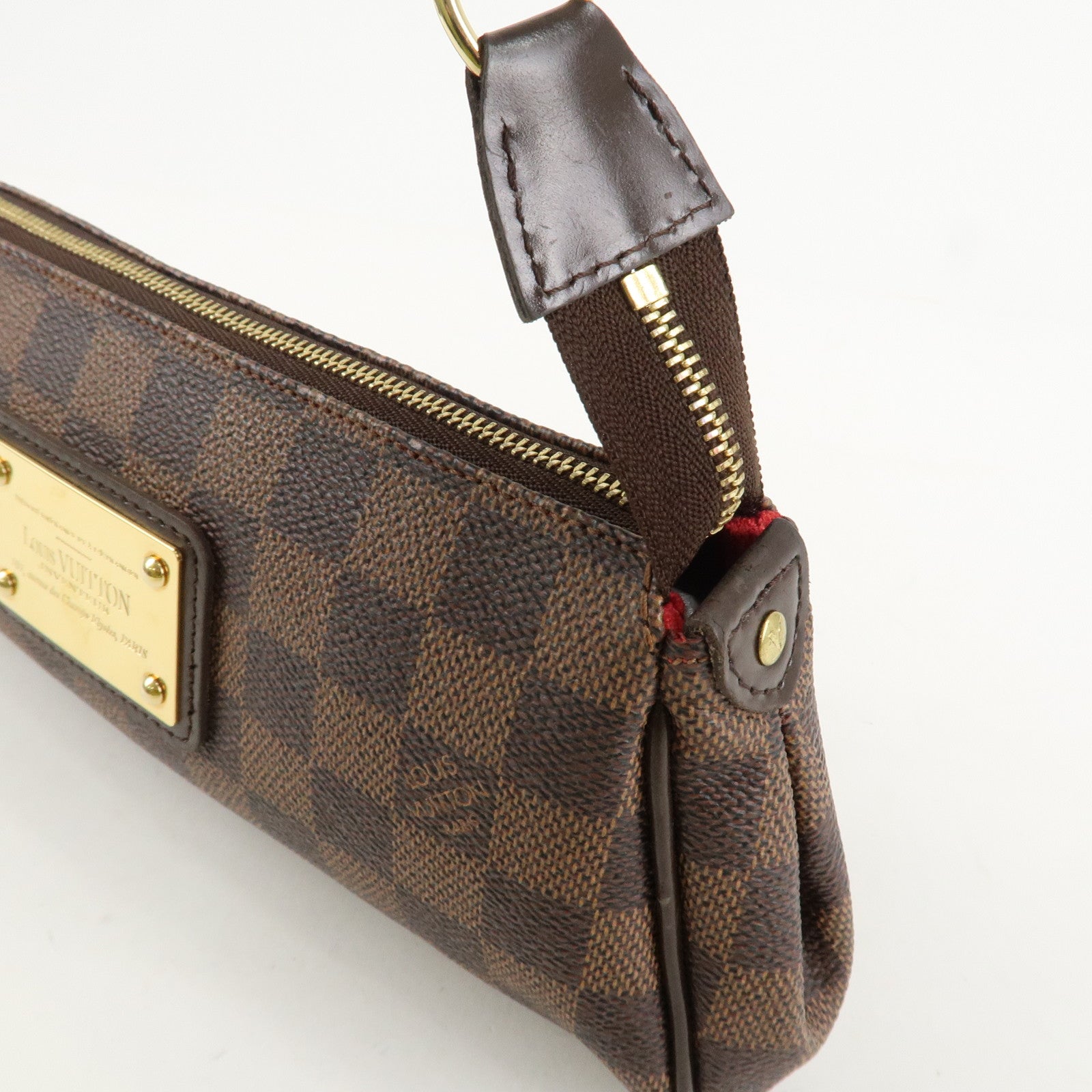 Louis Vuitton Damier Eva 2Way Hand Bag Shoulder Bag Damier Ebene N55213 Used