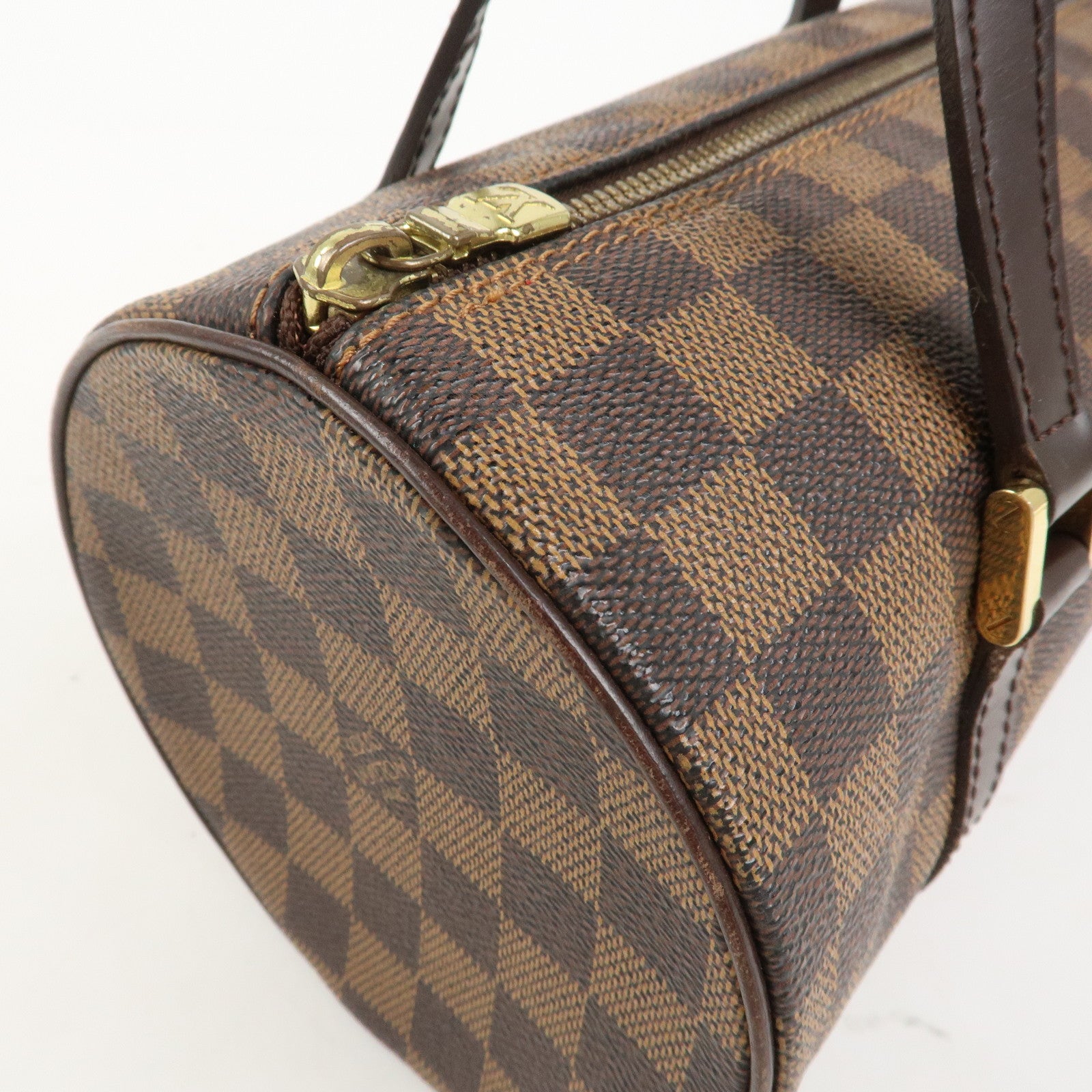 Louis Vuitton Damier Ebene Papillon 26 Hand Bag Brown N51304