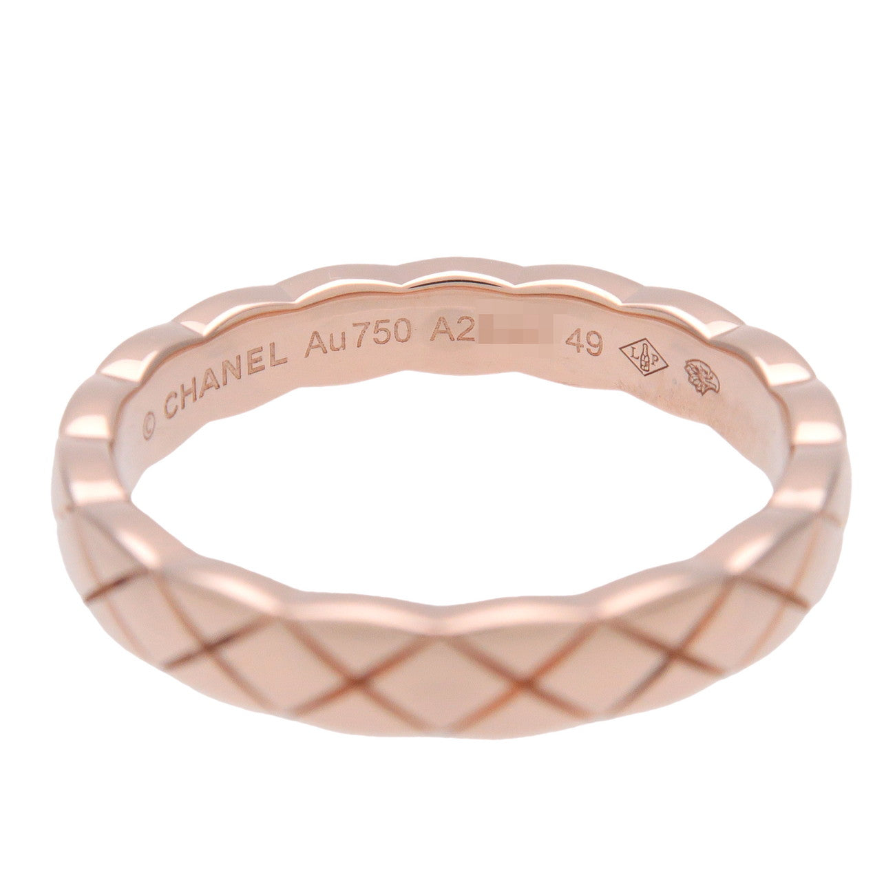 CHANEL Coco Crush Mini Ring K18 750PG Rose Gold #49 US4.75 J11785