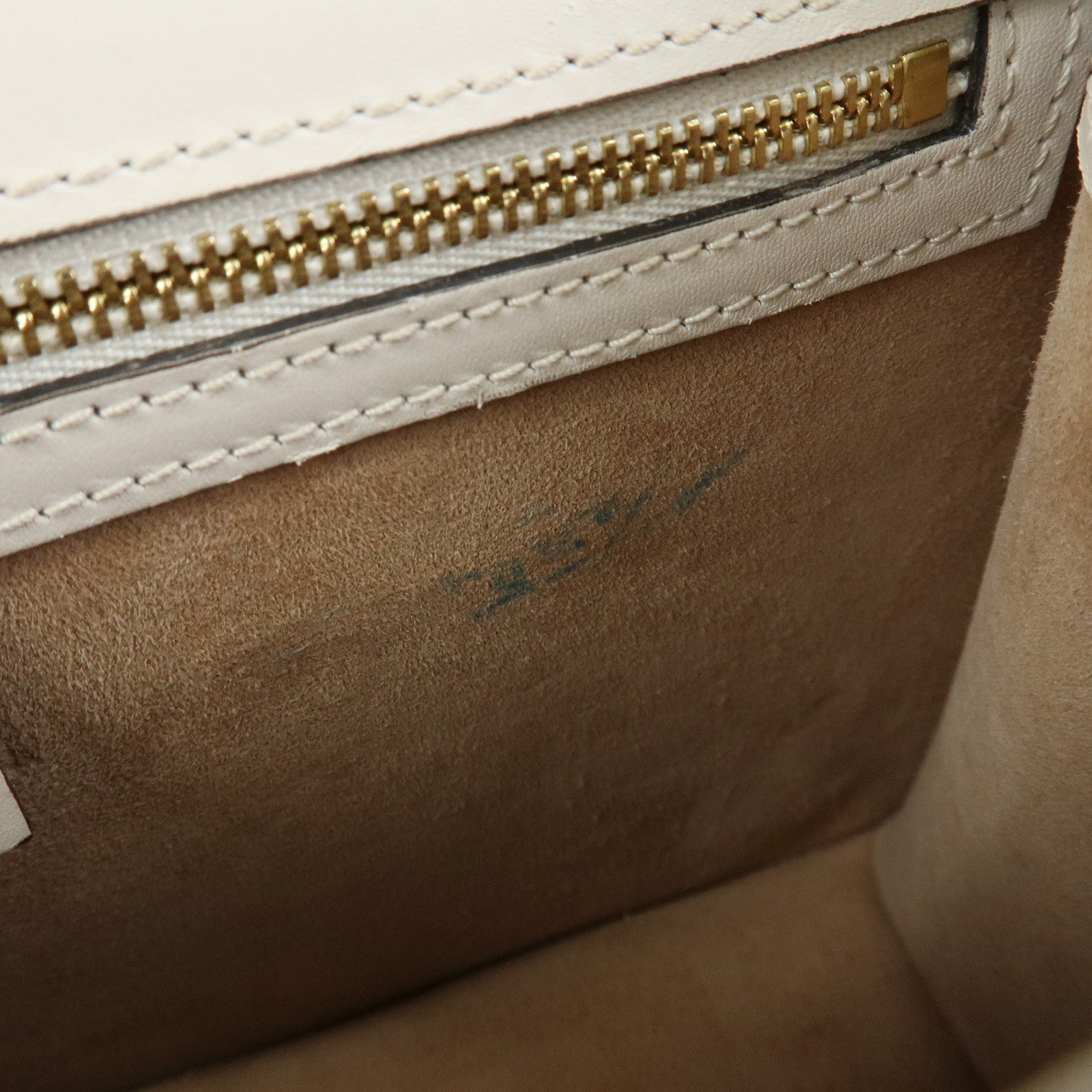 GUCCI Sylvie Sherry Leather Shoulder Bag Crossbody Bag Ivory 421882