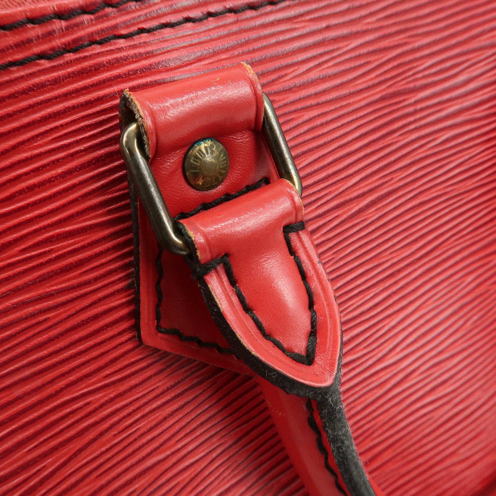 Louis Vuitton Epi Speedy 25 Hand Boston Bag Castilian Red M43017