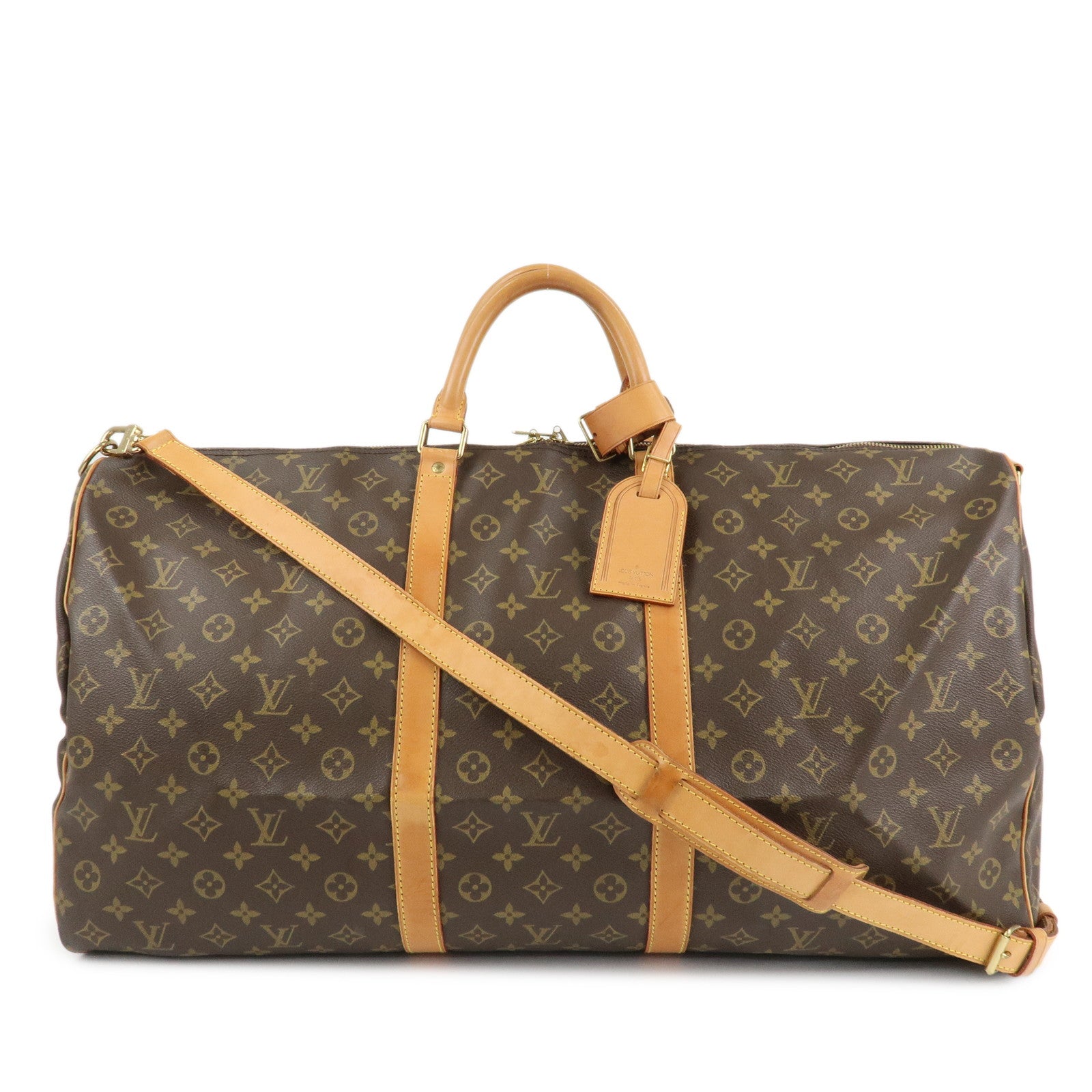 Louis Vuitton Monogram Keep All Bandouliere 60 Boston Bag M41412 Used