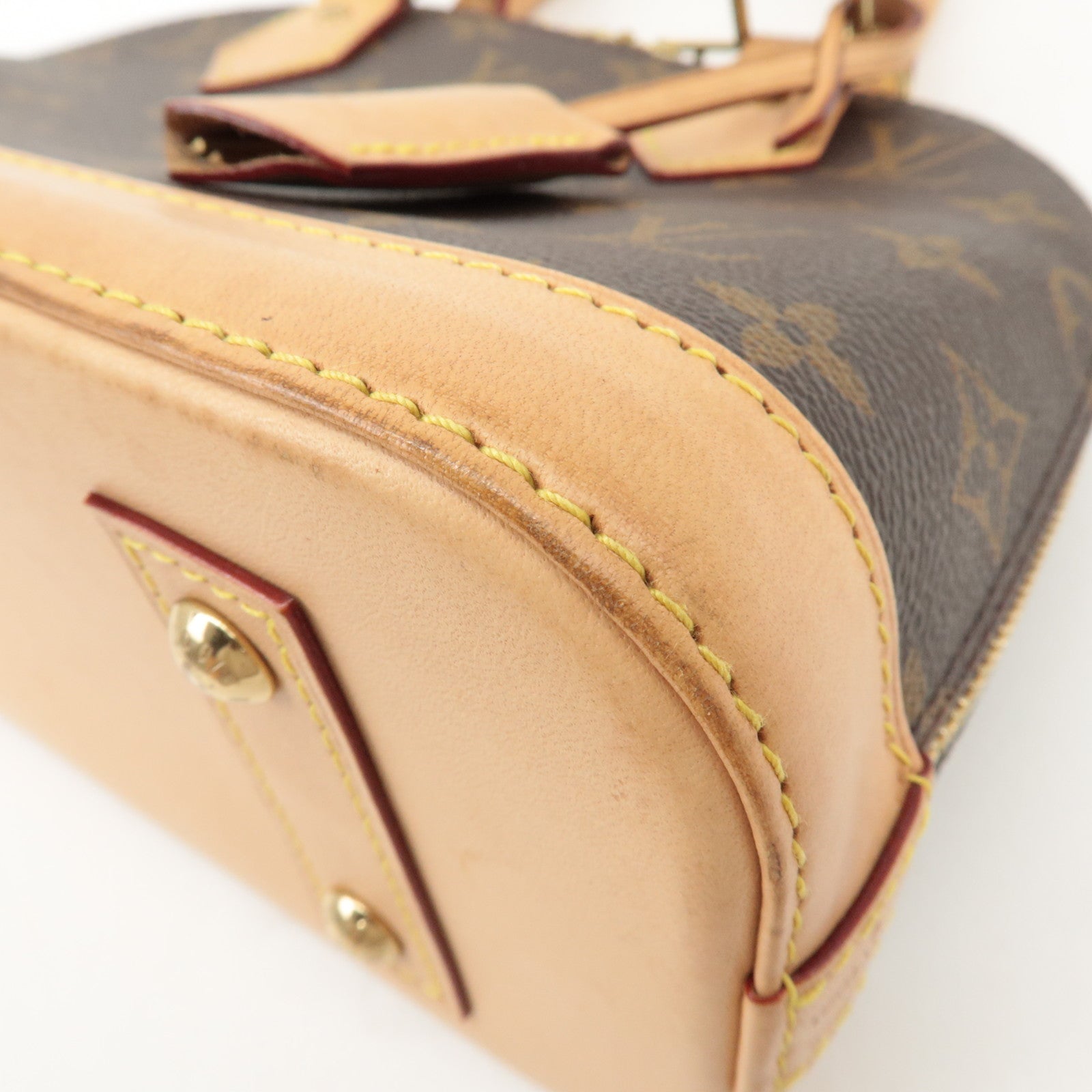 Louis Vuitton Monogram Alma BB 2Way Bag Hand Bag M53152 Used