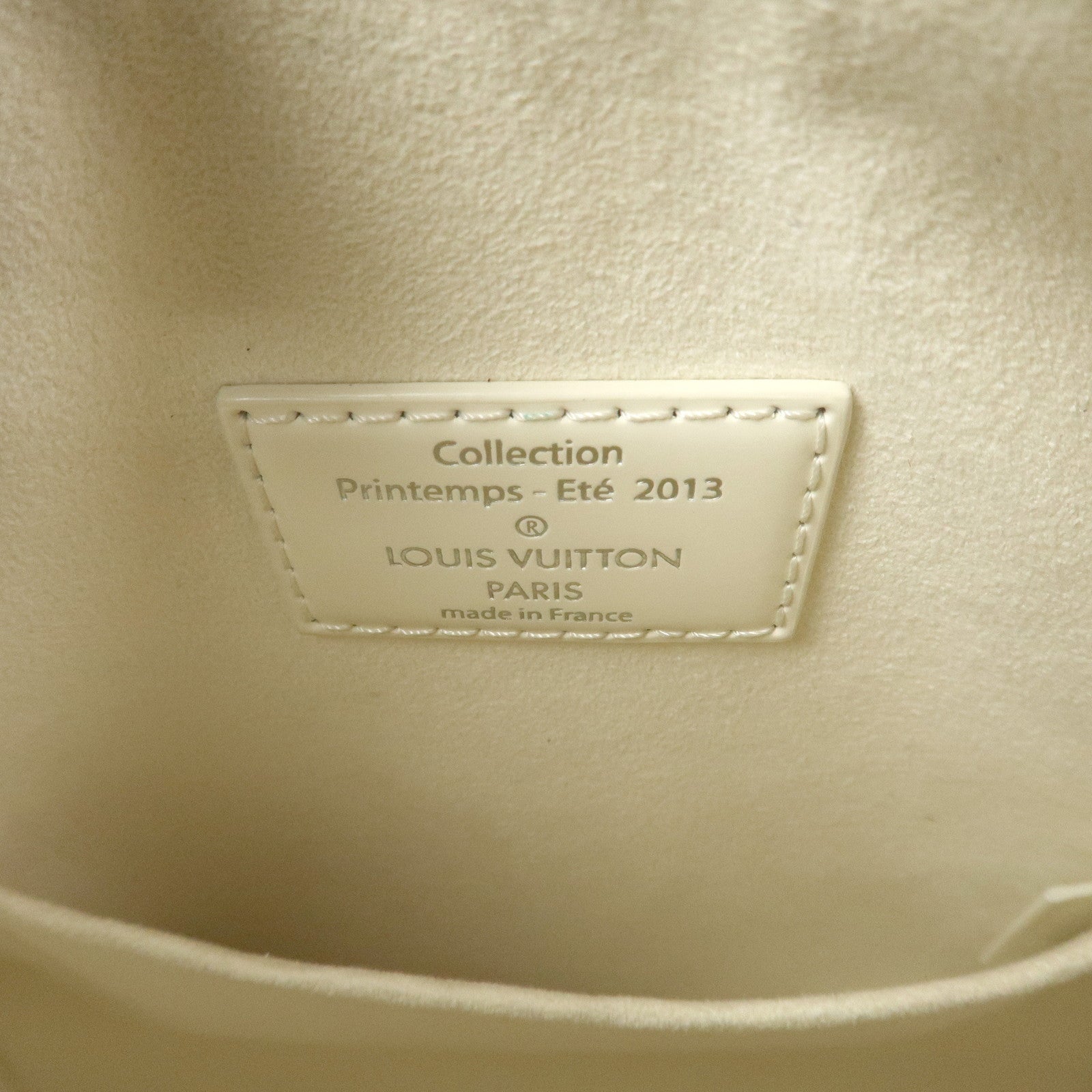 Louis Vuitton Damier Facette Speedy Cube PM Hand Bag Cream M48903