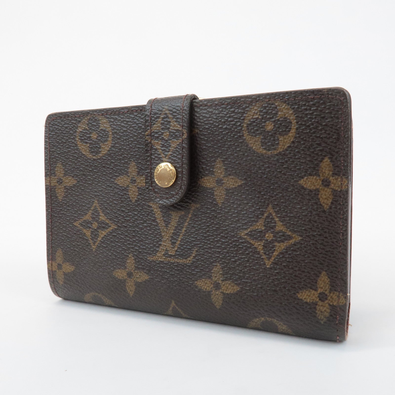 Louis Vuitton Monogram Porte Monnaie Billets Viennois Wallet M61663 Used