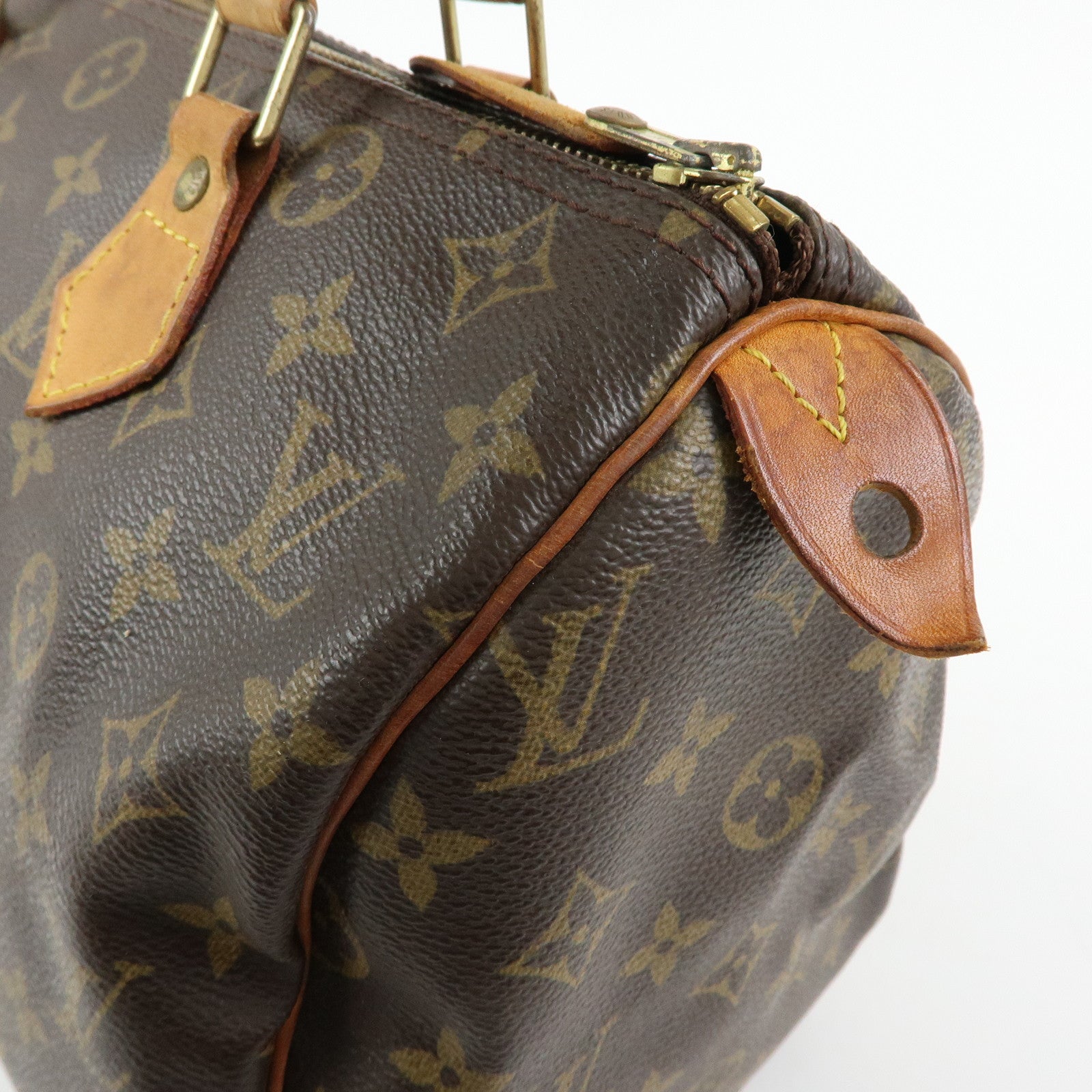 Louis Vuitton Monogram Speedy 30 Boston Bag Hand Bag Brown M41526