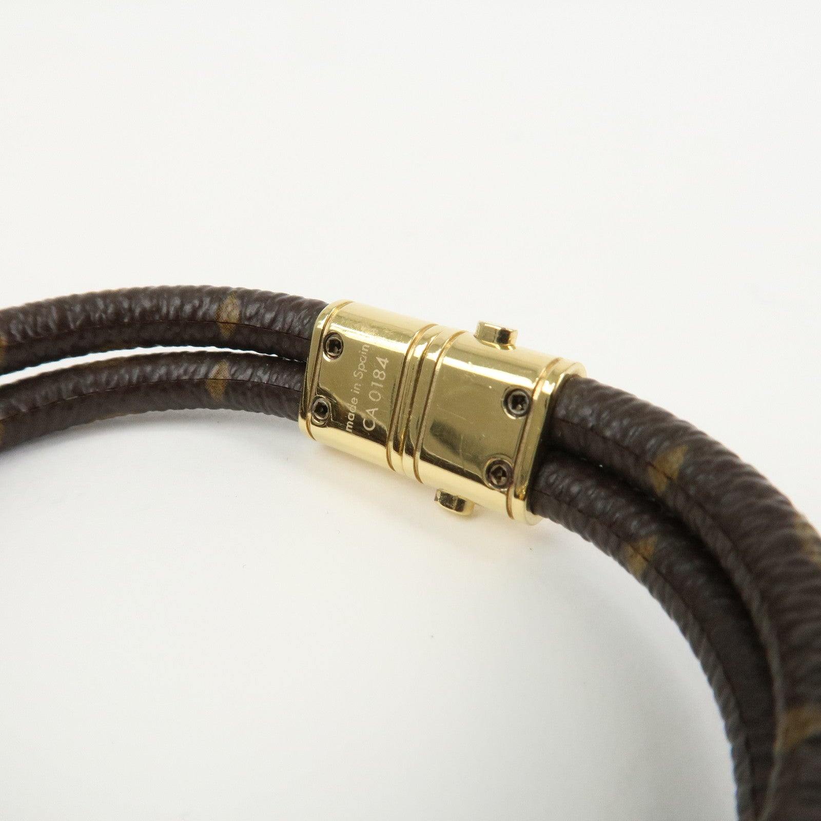 Louis Vuitton Monogram Keep It Twice Bracelet Monogram Gold M6640F