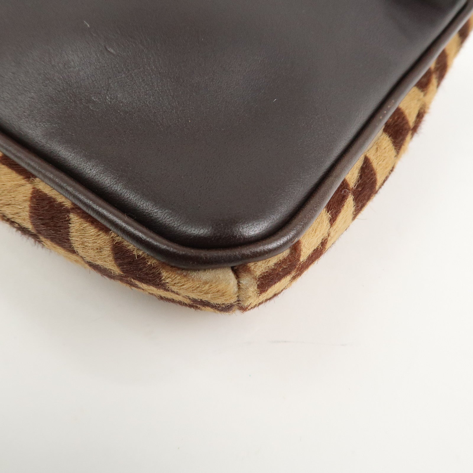 Louis Vuitton Damier Sauvage Gazelle Shoulder Bag Beige M92130