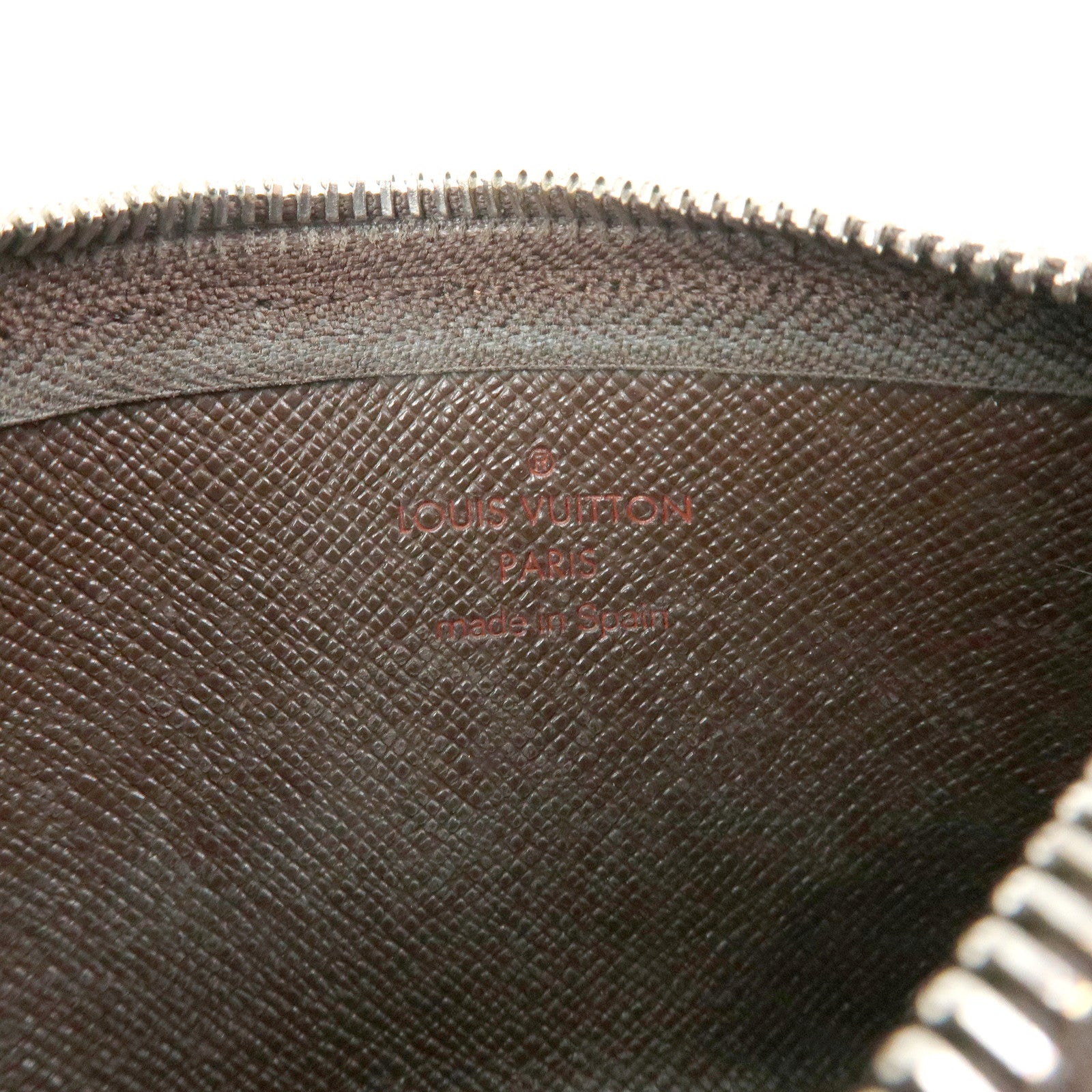 Louis Vuitton Damier Canvas Pochette Cles Damier Ebene N62658
