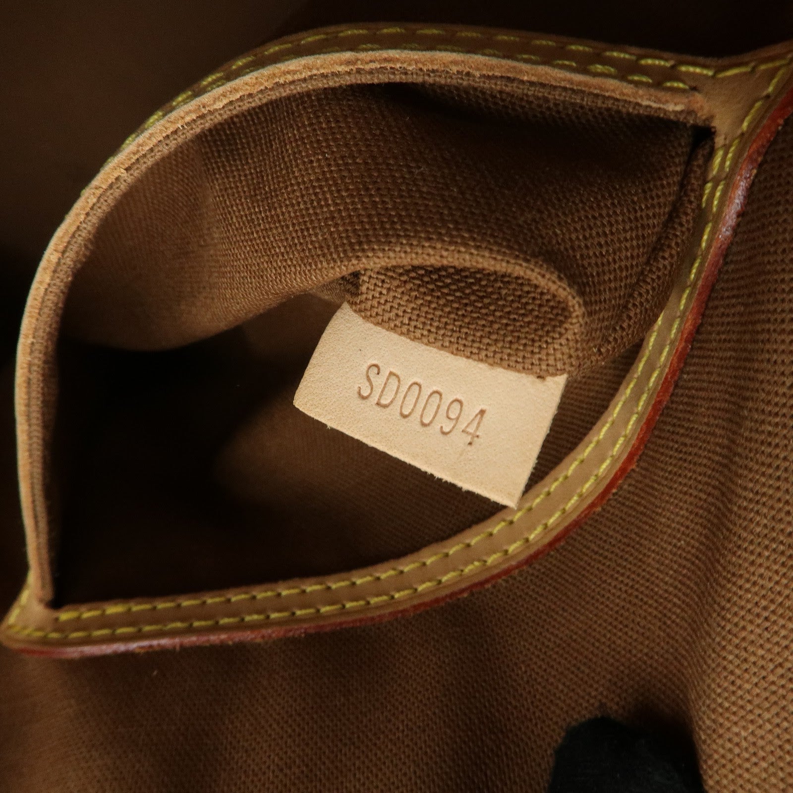 Louis Vuitton Monogram Canvas Alma Hand Bag Brown M51130