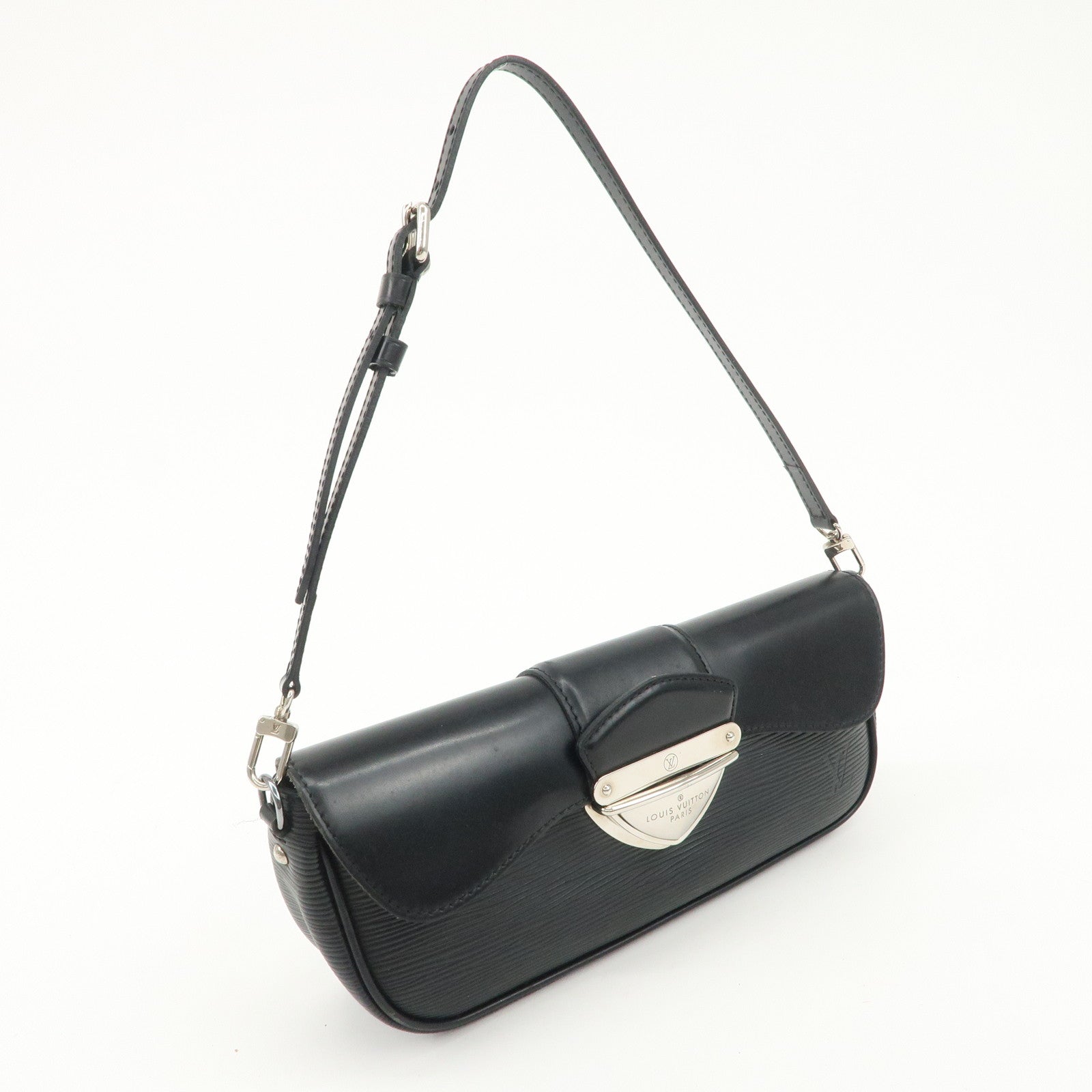 Louis Vuitton Epi Pochette Montaigne Shoulder Bag Noir M59292