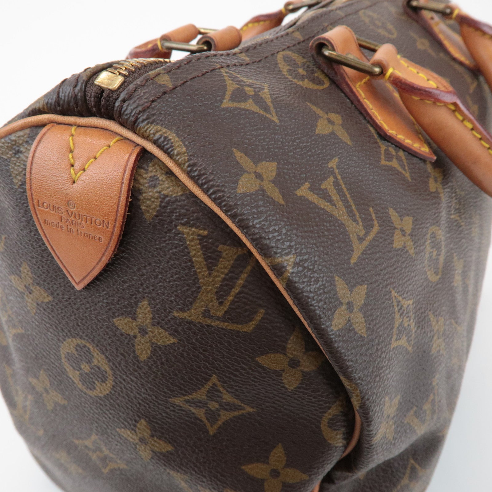 Louis Vuitton Monogram Speedy 30 Boston Bag Hand Bag Brown M41526
