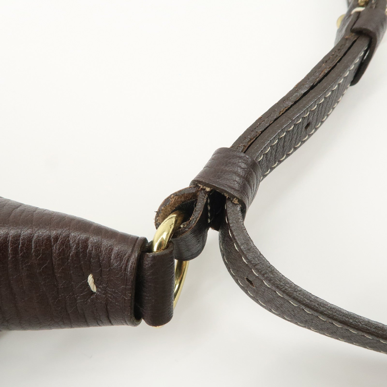 Louis Vuitton Monogram Mini Lin Boulogne Shoulder Bag Ebene M95225 Used