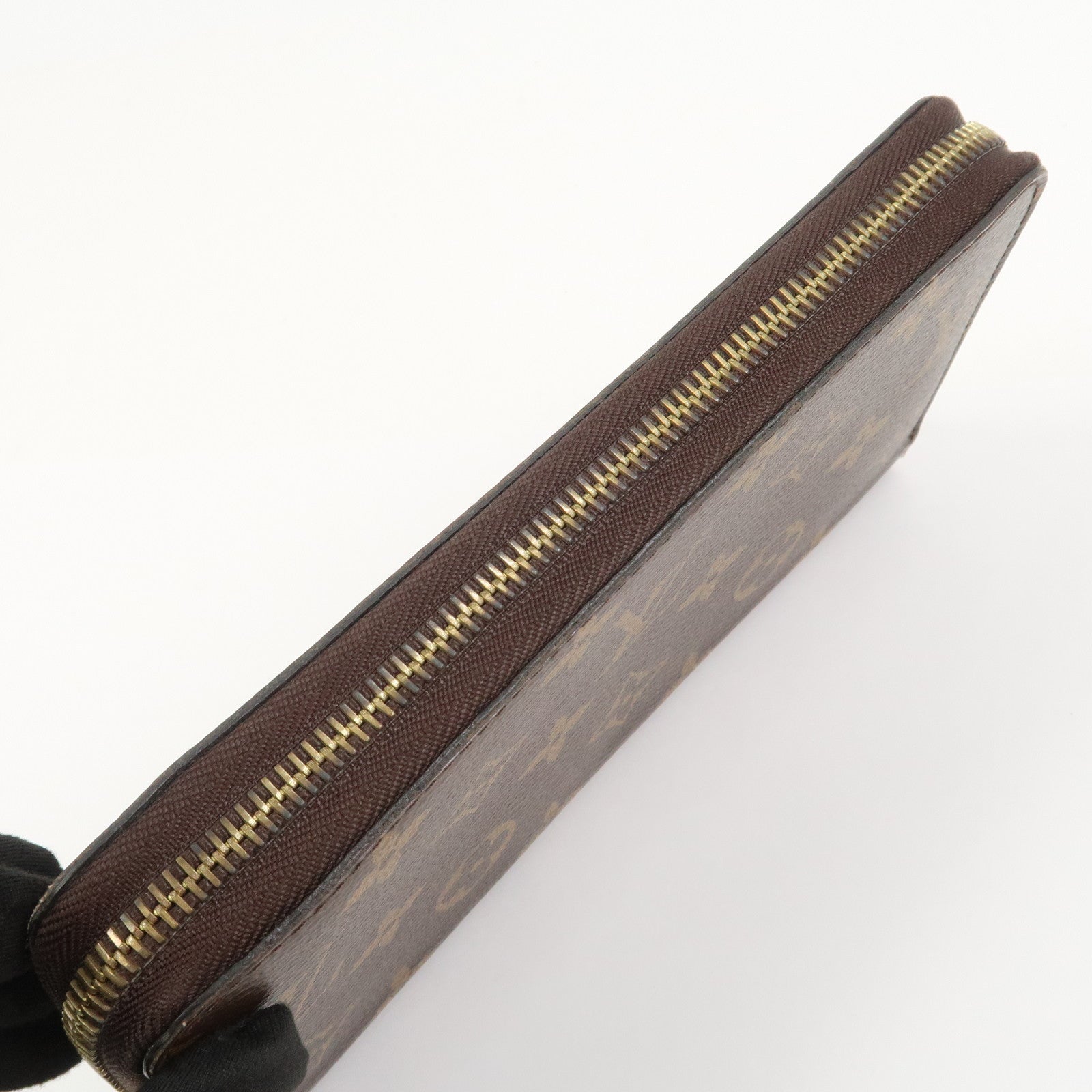 Louis Vuitton Monogram Canvas Zippy Long Wallet Brown M60017