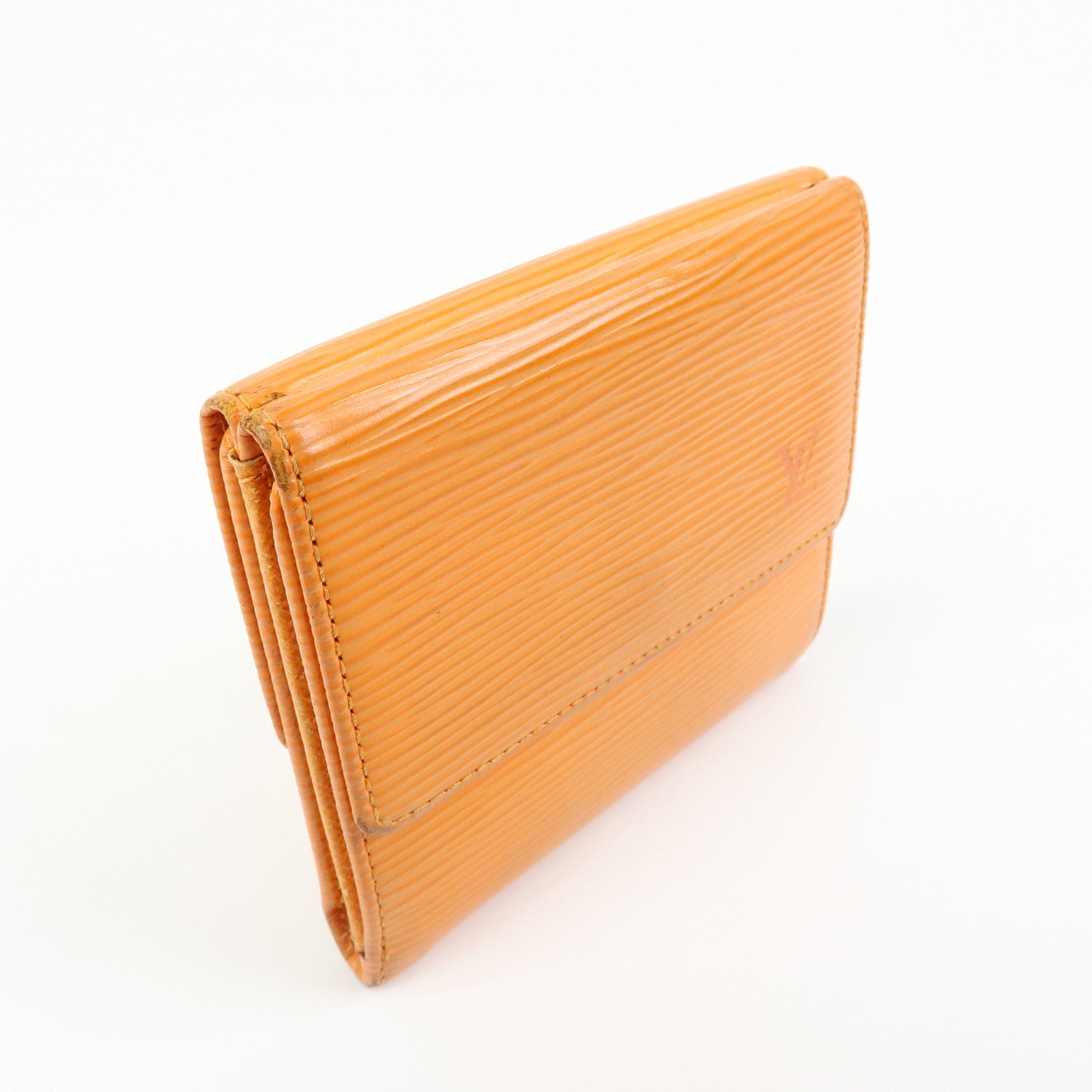 Louis Vuitton Epi Porte Monnaie Billets Credit Wallet Orange M6348H
