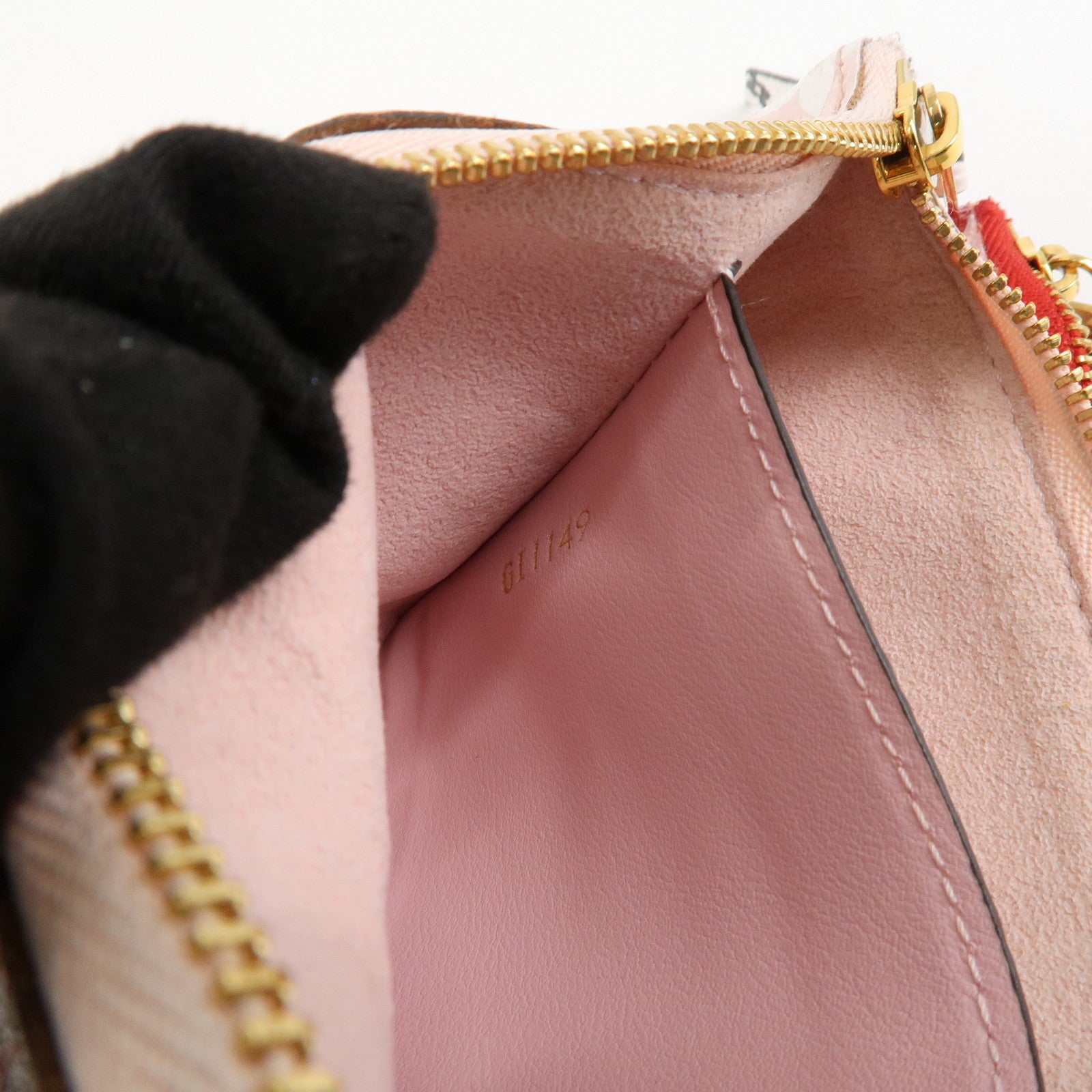 Louis Vuitton Monogram Giant Pochette Double Zip Pouch Rouge M67561 Used