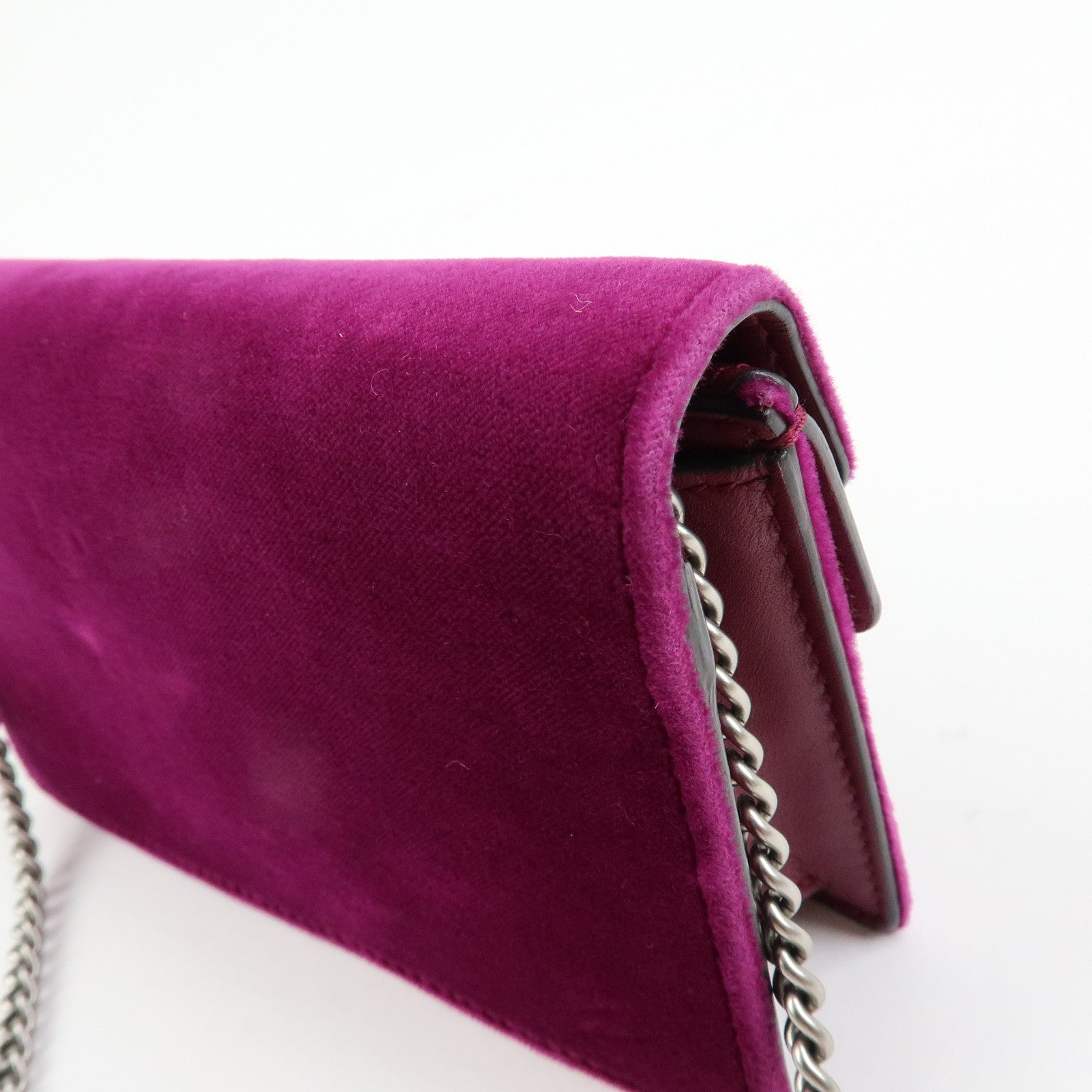 GUCCI Dionysus Super Mini Bag Velvet Chain Shoulder Bag 476432