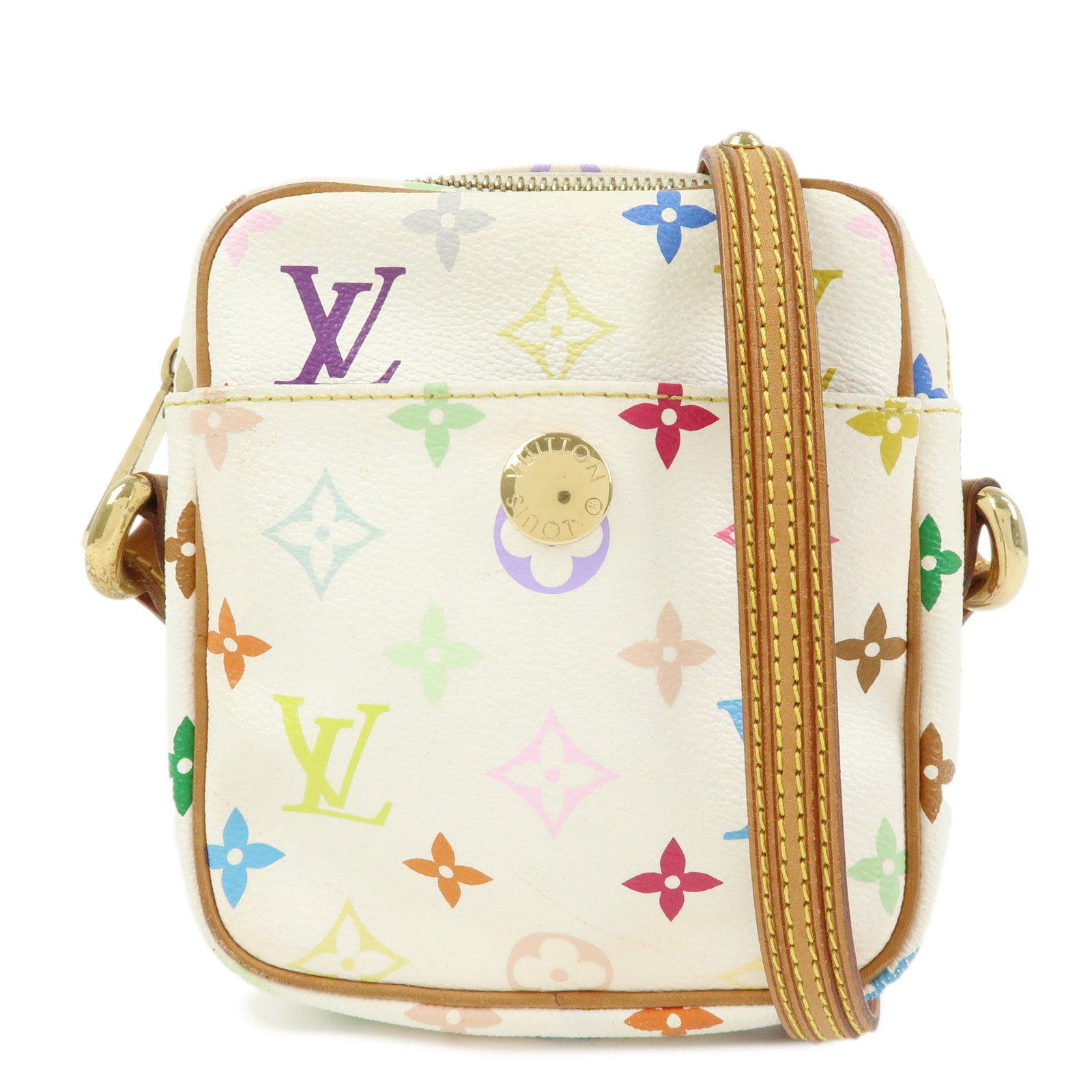 Louis Vuitton Monogram Multicolor Lift Shoulder Bag Blanc M40055
