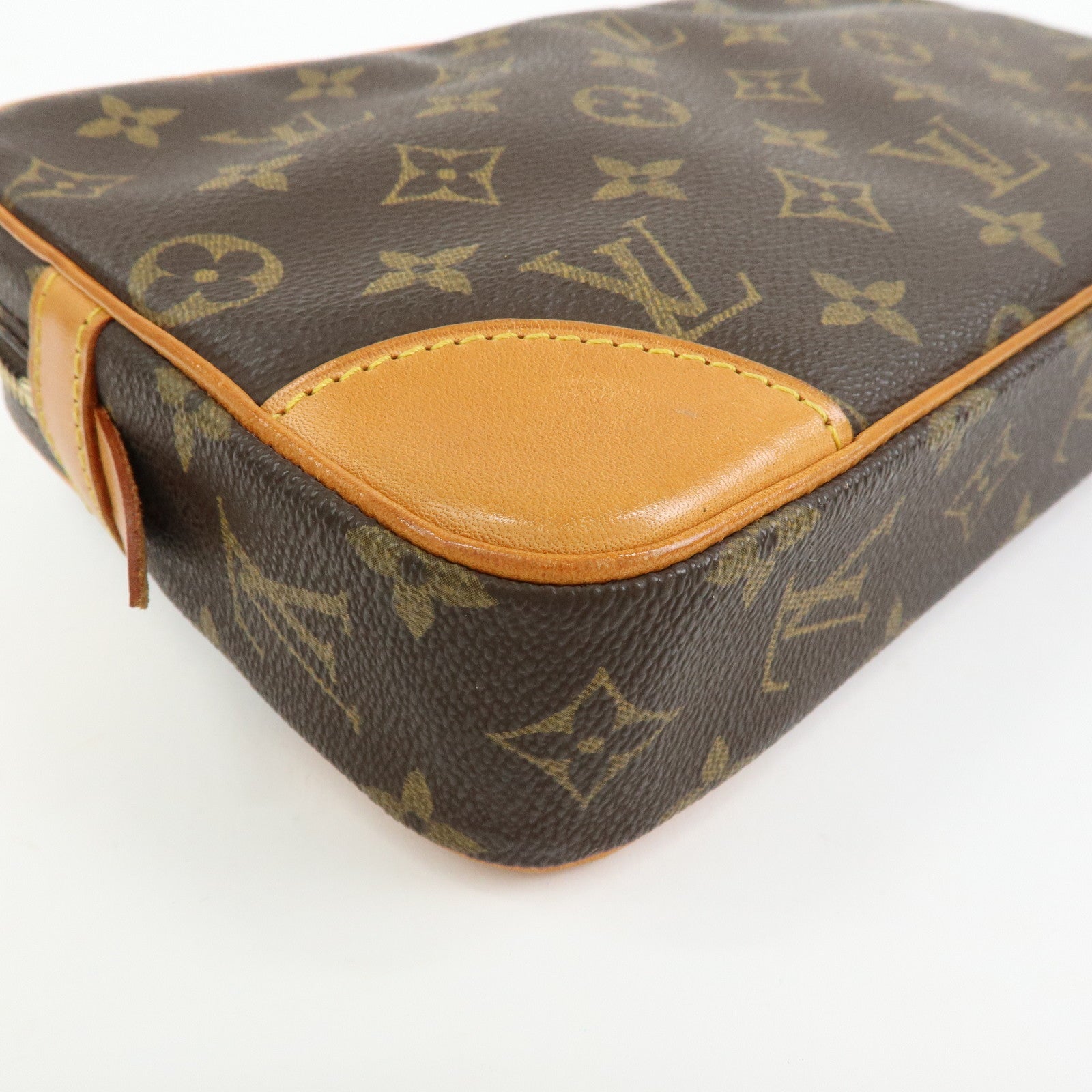 Louis Vuitton Monogram Marly Dragonne GM Clutch Bag Brown M51825