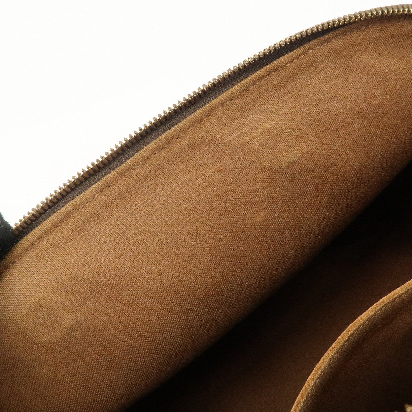 Louis Vuitton Monogram Alma Hand Bag Brown M51130 Used