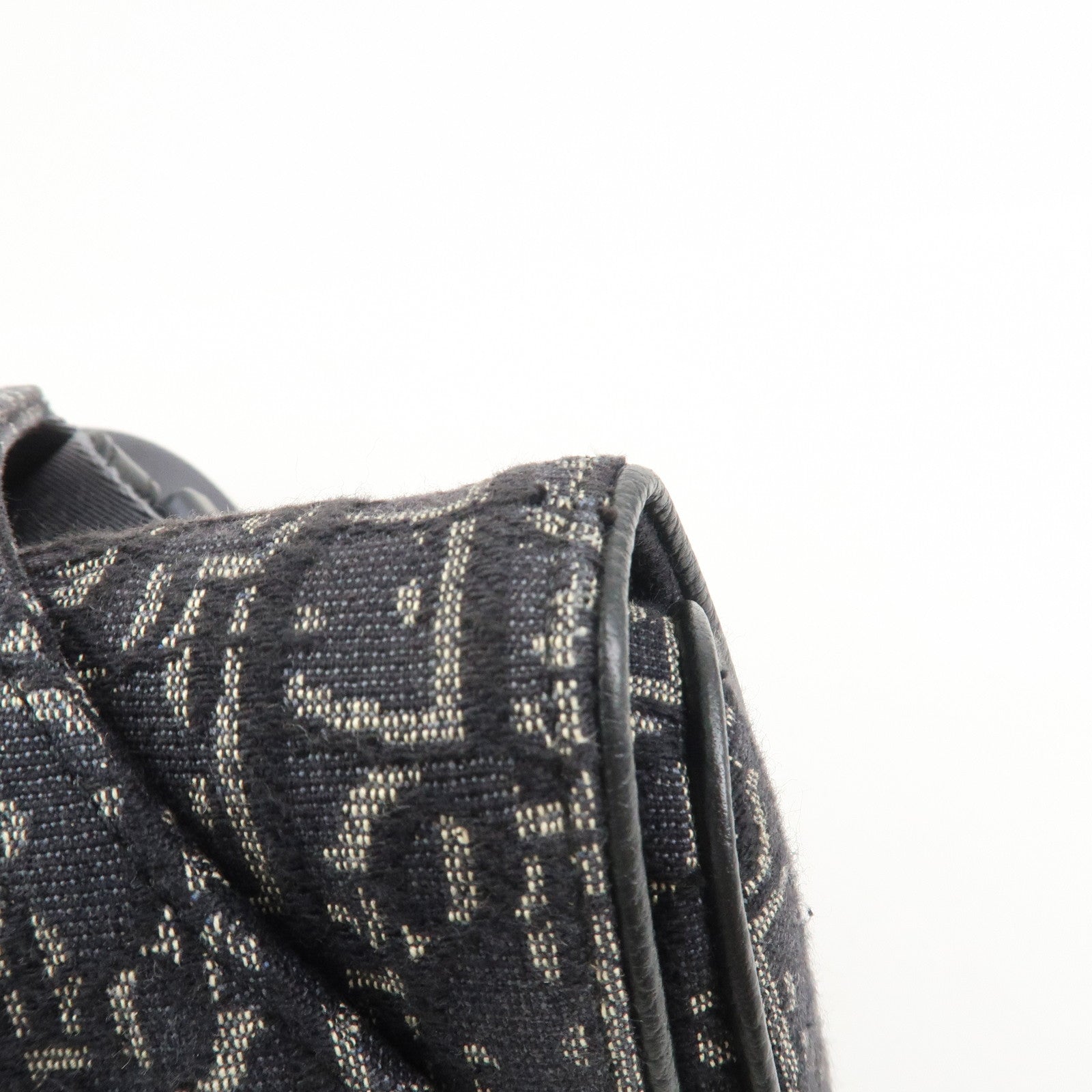 Christian Dior Oblique Saddle Jacquard Canvas Leather Waist Bag