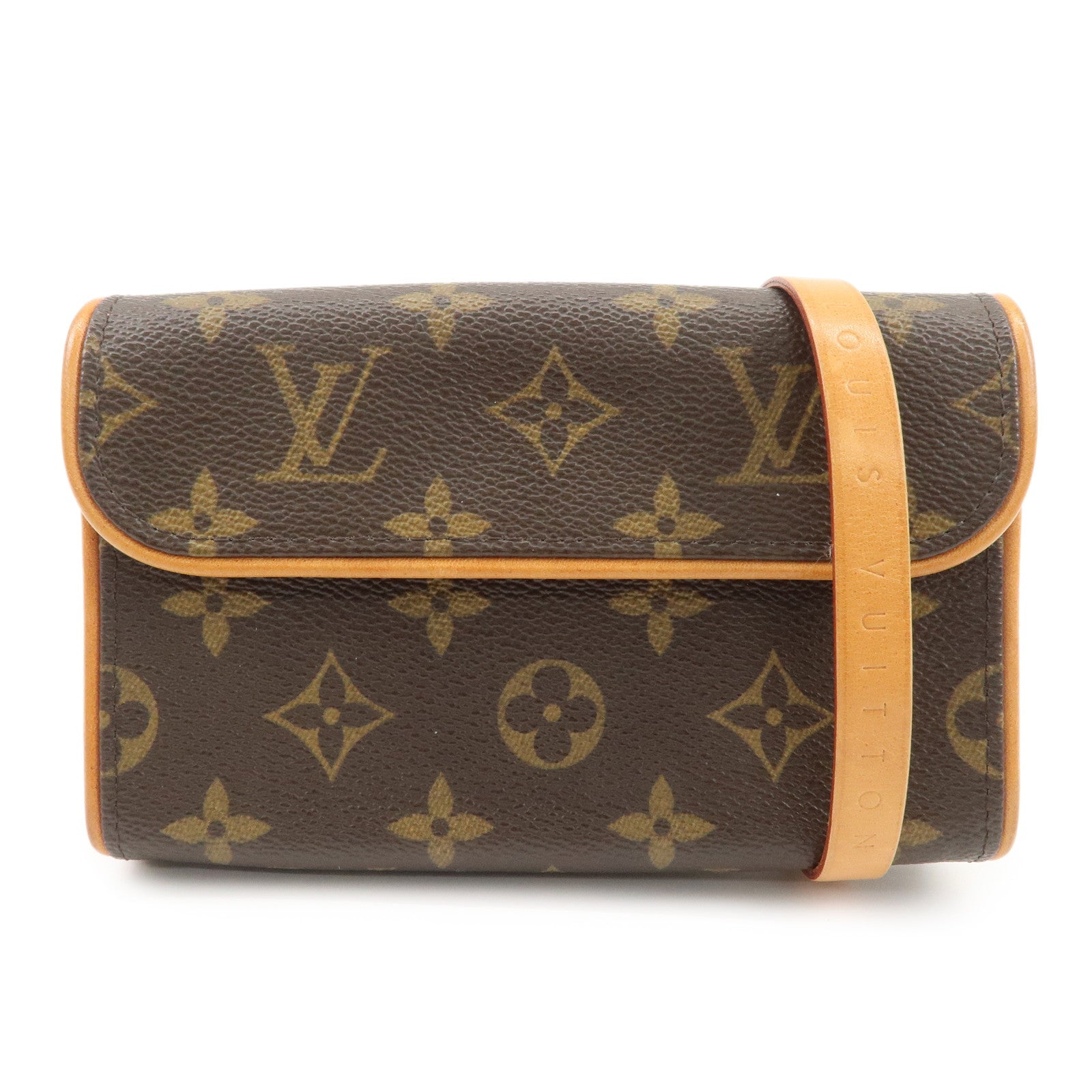 Louis Vuitton Monogram Pochette Florentine Waist Bag Belt M51855 Used