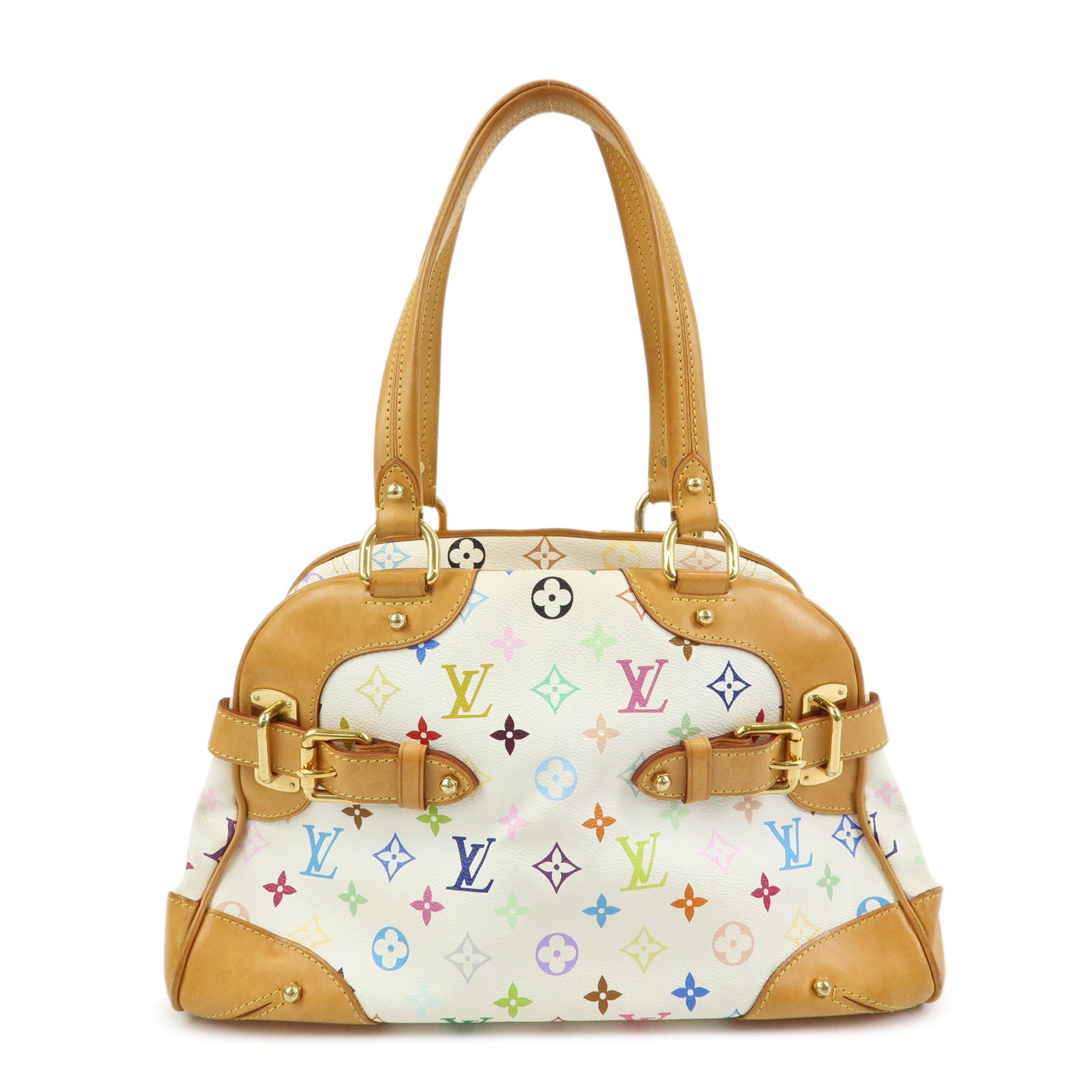 Louis Vuitton Monogram Multicolor Claudia Hand Bag Blanc M40193