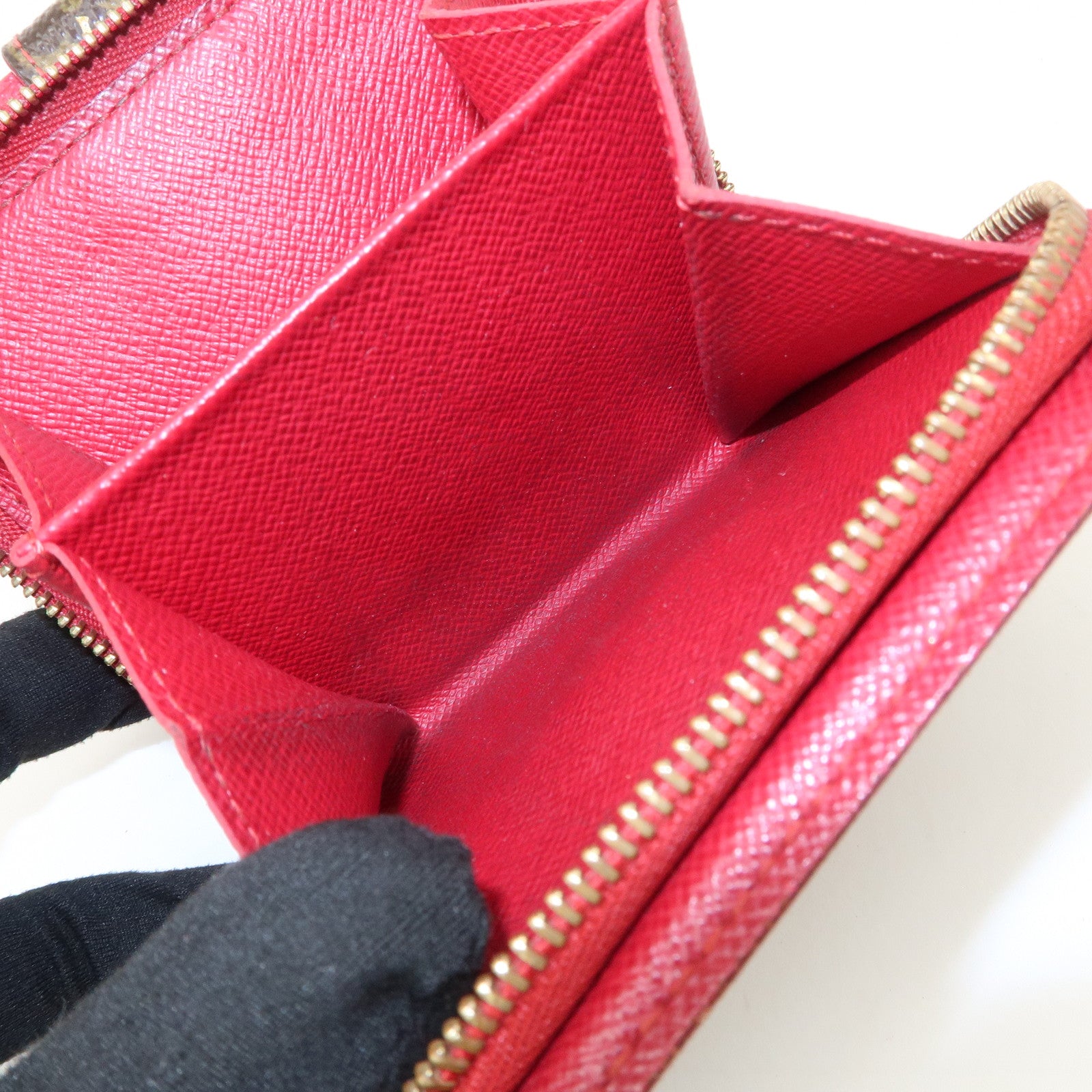 Louis Vuitton Monogram Cherry Compact Zip Bi-fold Wallet M95005