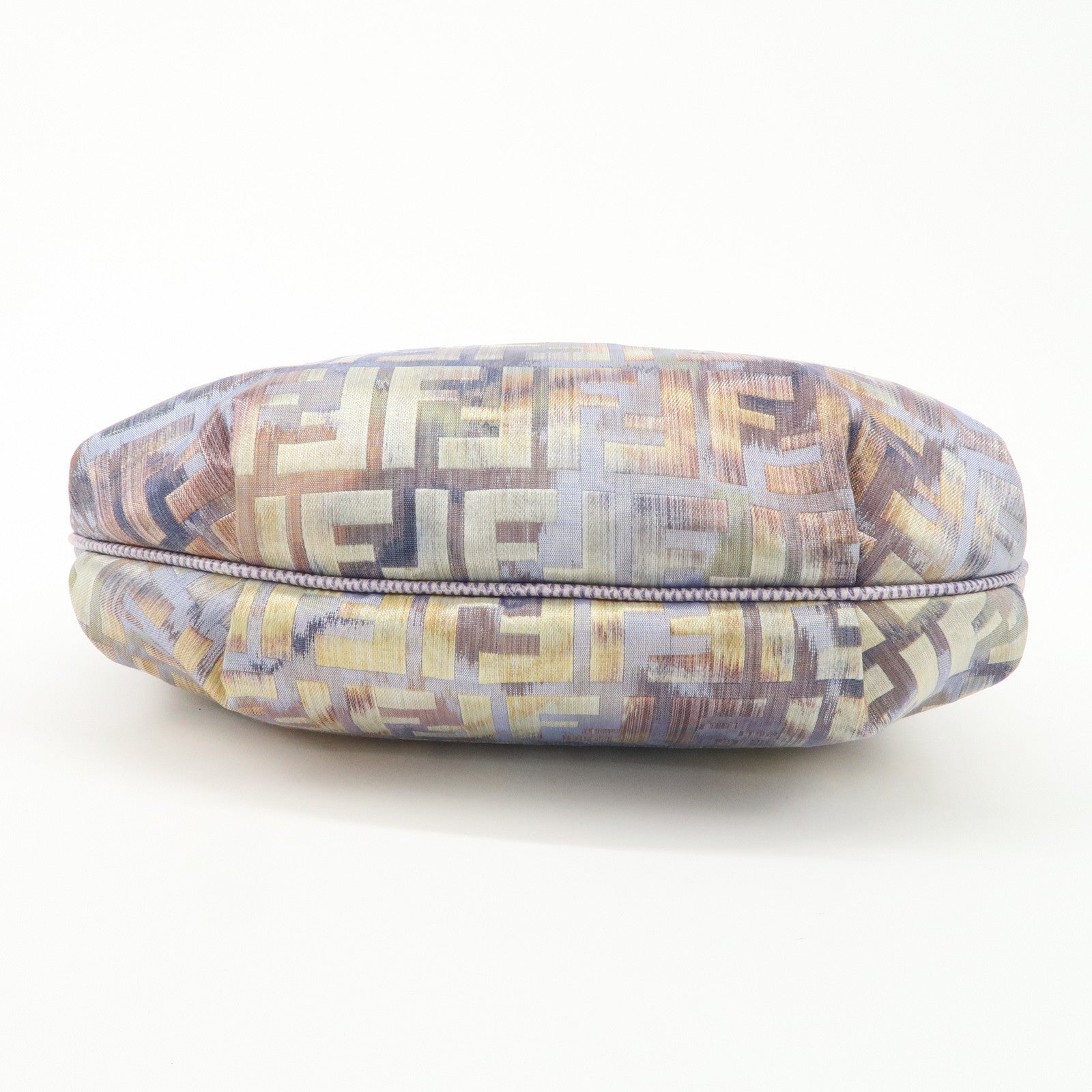 FENDI Zucca Canvas Chain Shoulder Bag Multicolor 8BR581