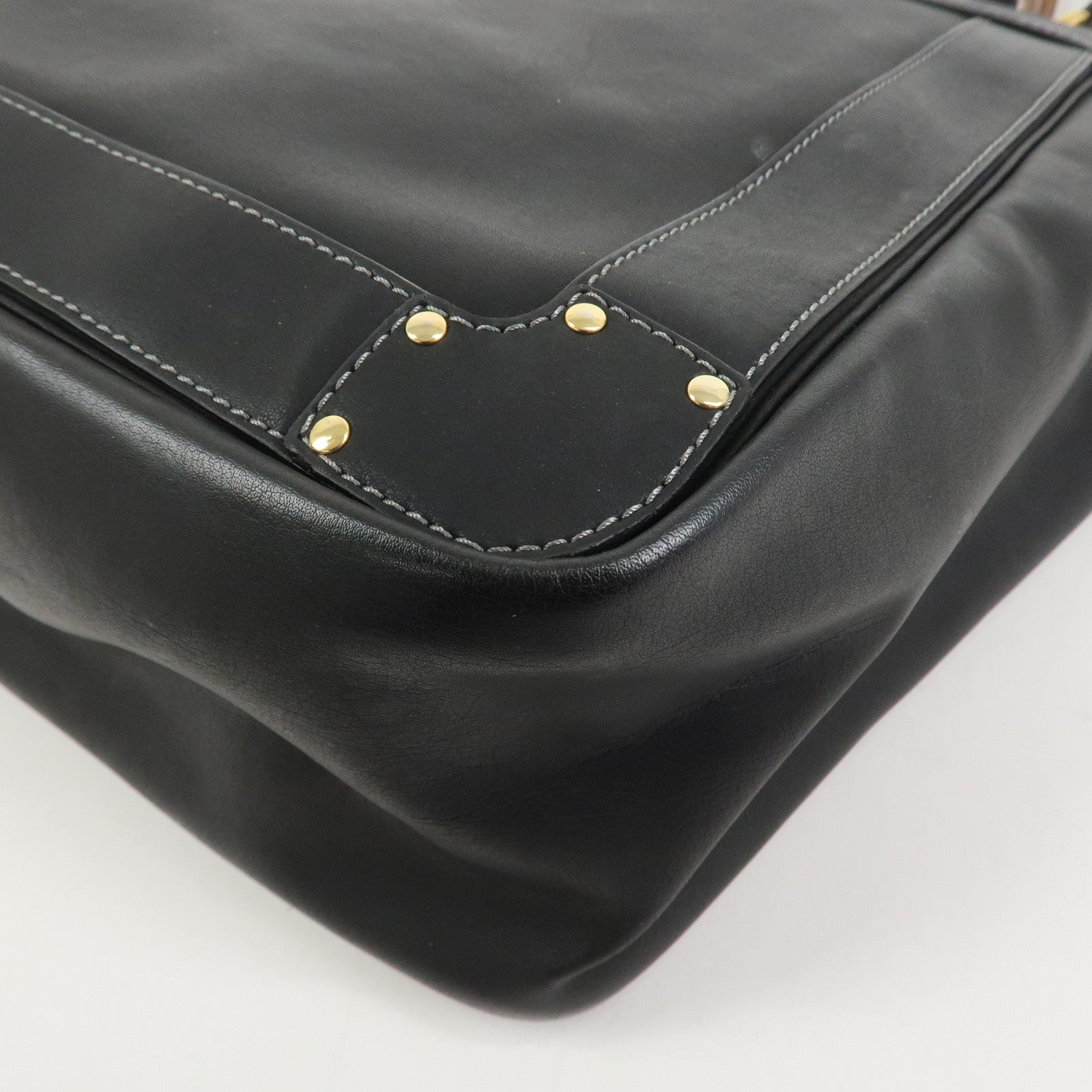 Chloe Eden Leather Tote Bag Shoulder Bag Hand Bag Black