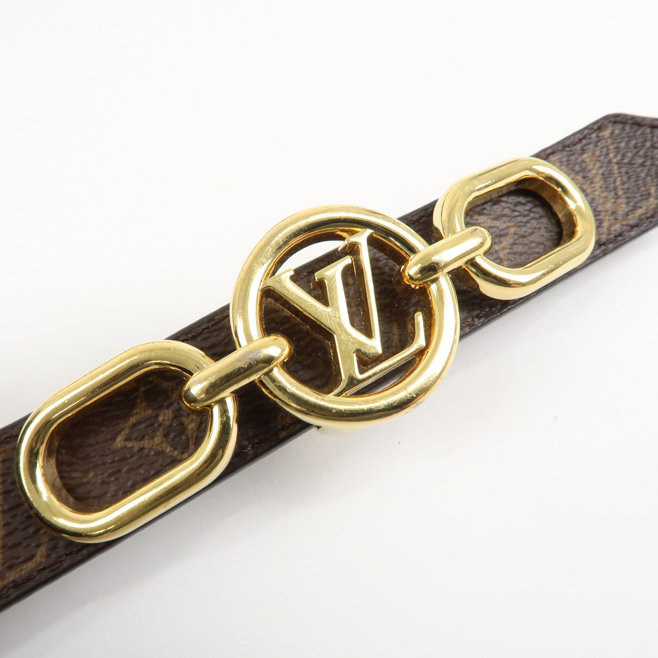Louis Vuitton Monogram Canvas LV Circle Prime Belt 75/30 M0510 Used