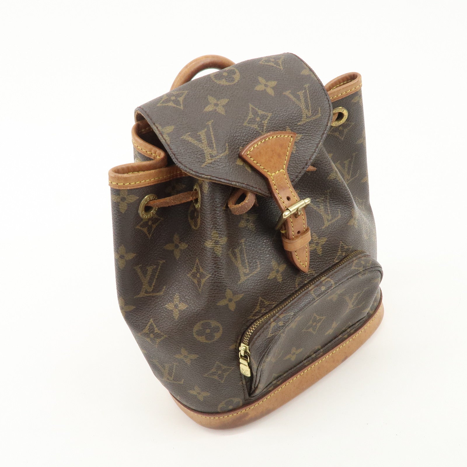 Louis Vuitton Monogram Mini Montsouris Canvas Backpack Brown M51137