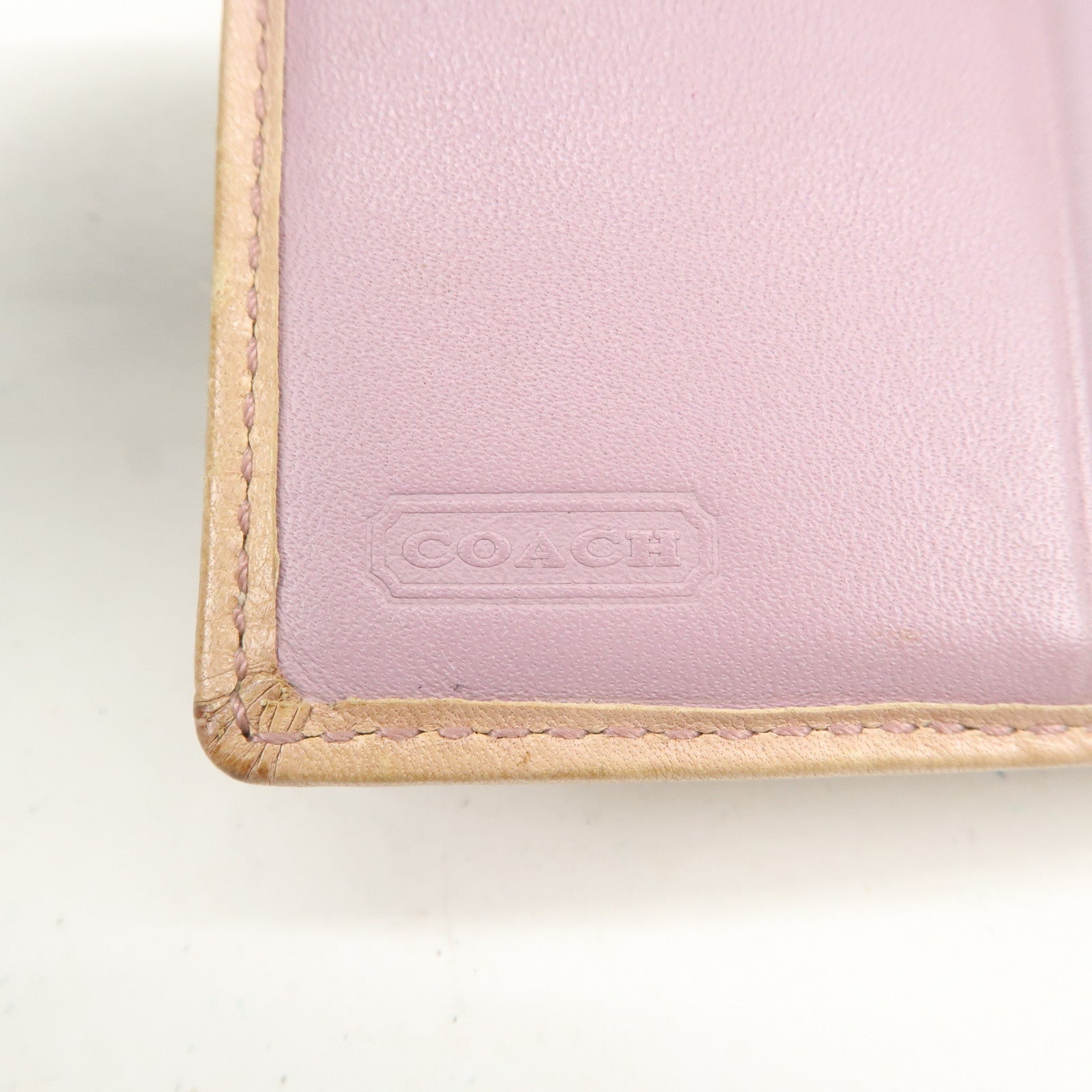 COACH Set of 5 Signature Op Art PVC Leather Wallets Card Coin Case