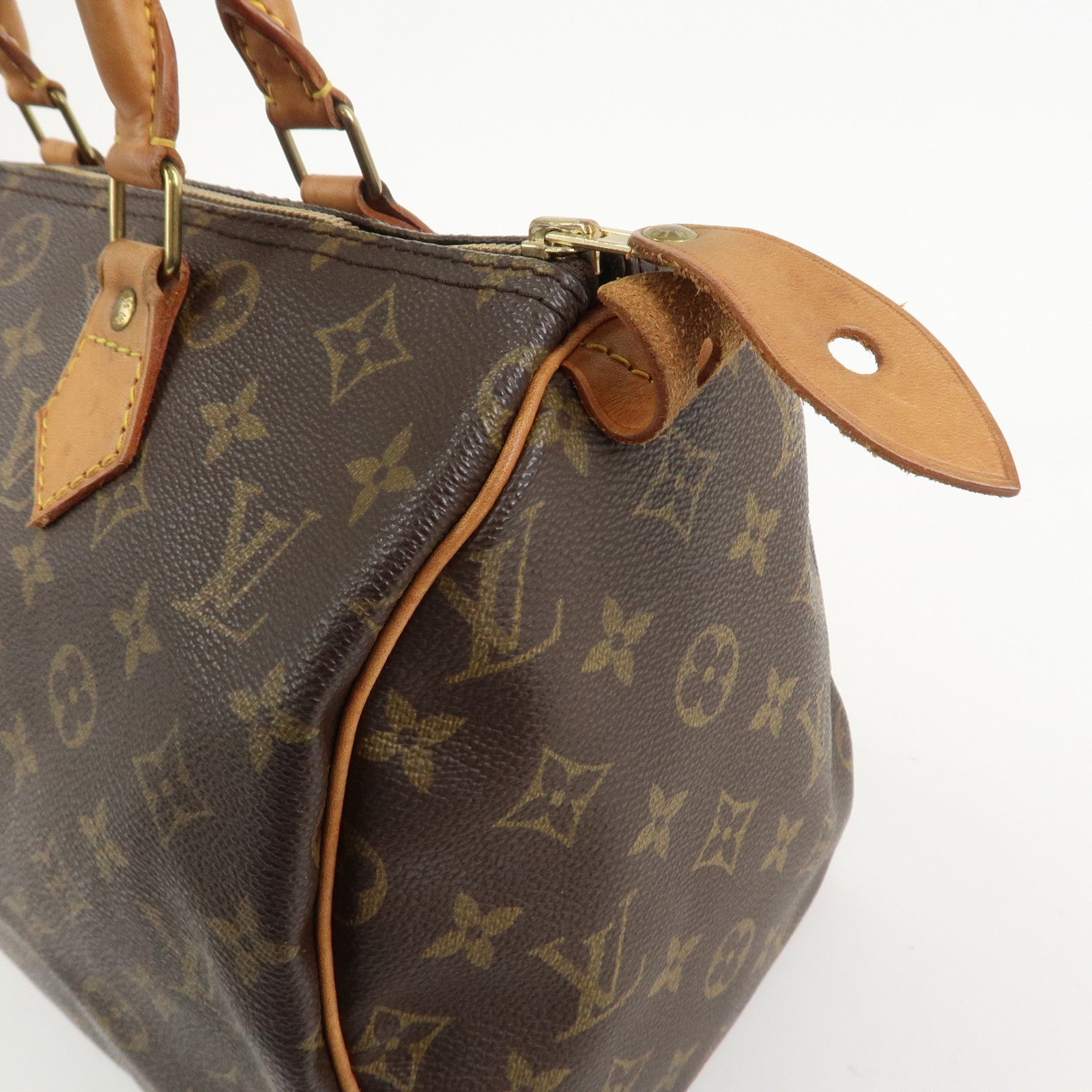 Louis Vuitton Monogram Speedy 30 Boston Bag Hand Bag Brown M41526