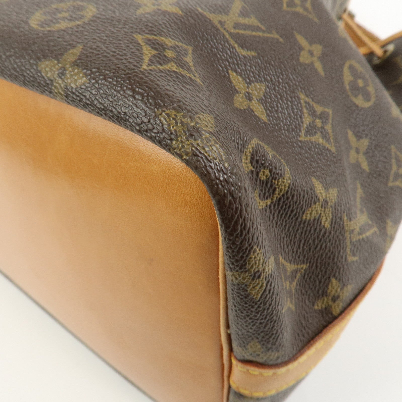 Louis Vuitton Monogram Petit Noe Shoulder Bag Brown M42226