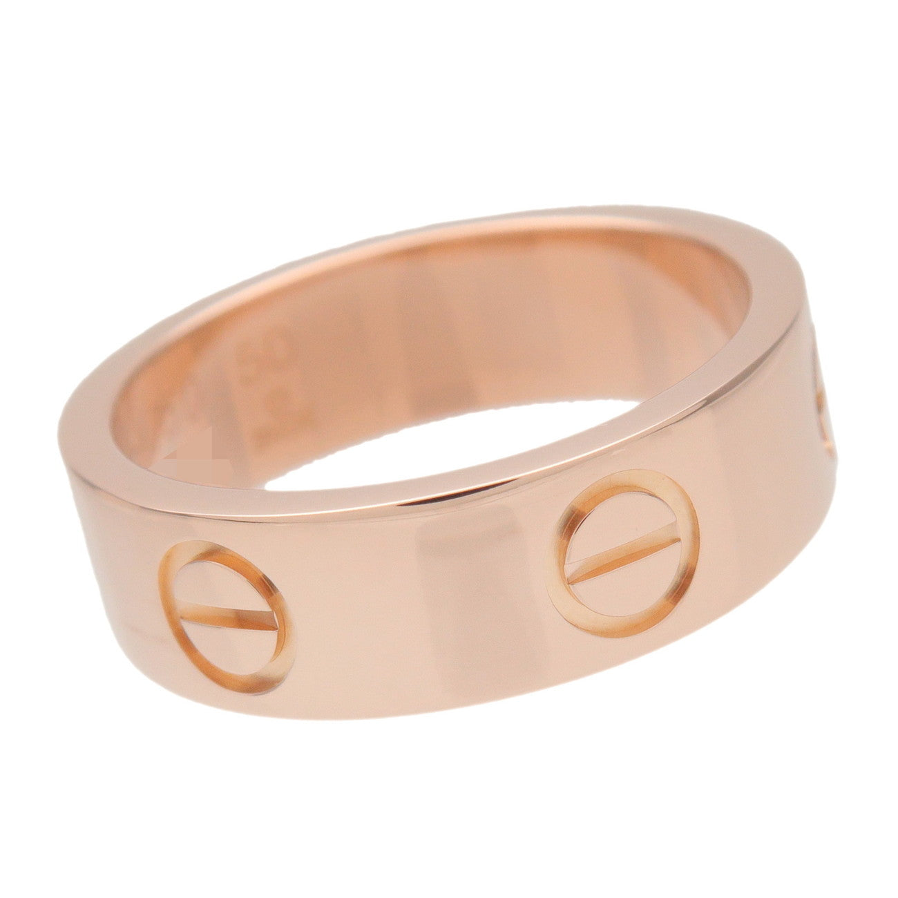 Cartier Love Ring K18 750PG #50 US5.25-5.5 EU50 HK11.5