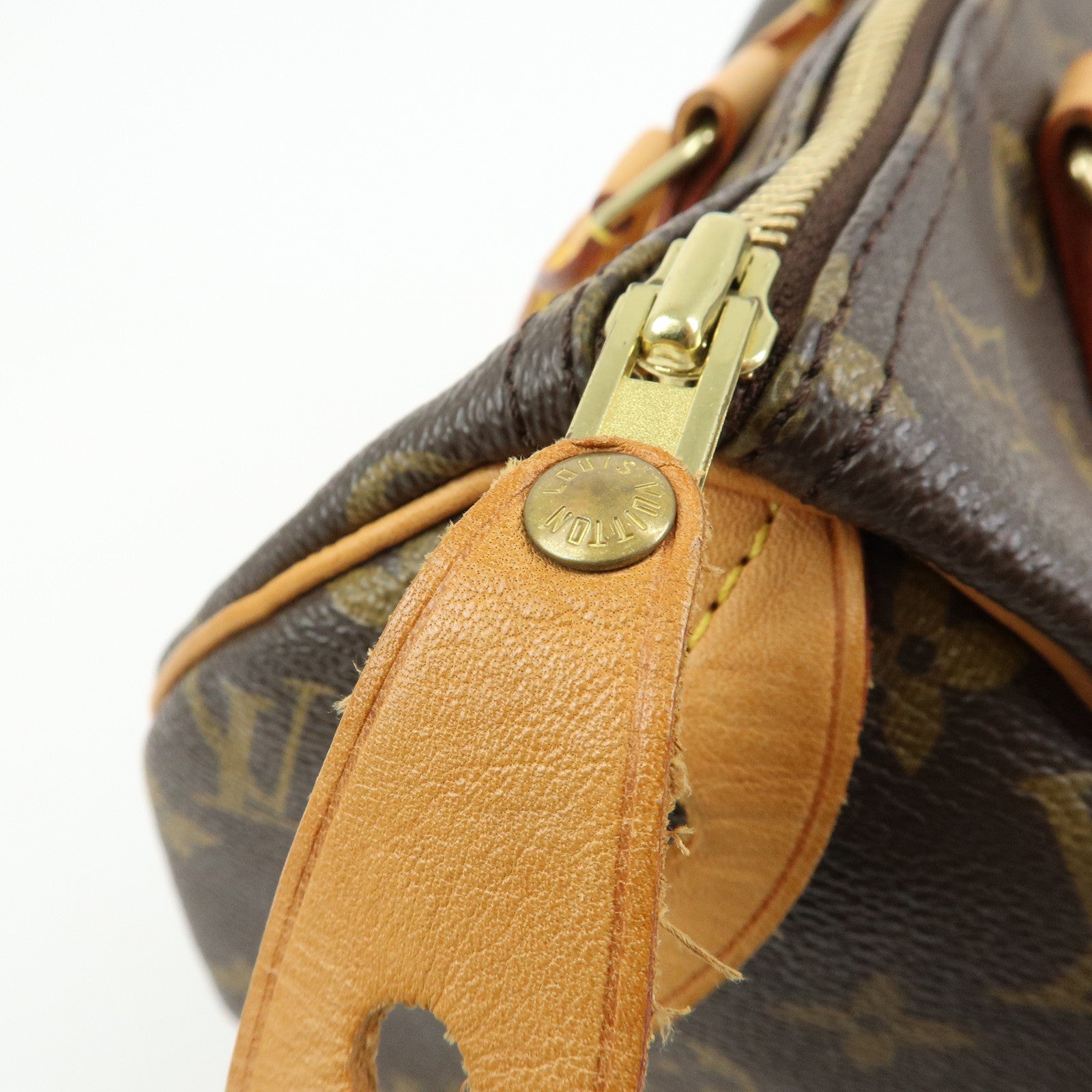 Louis Vuitton Monogram Speedy 30 Boston Bag Hand Bag Brown M41526