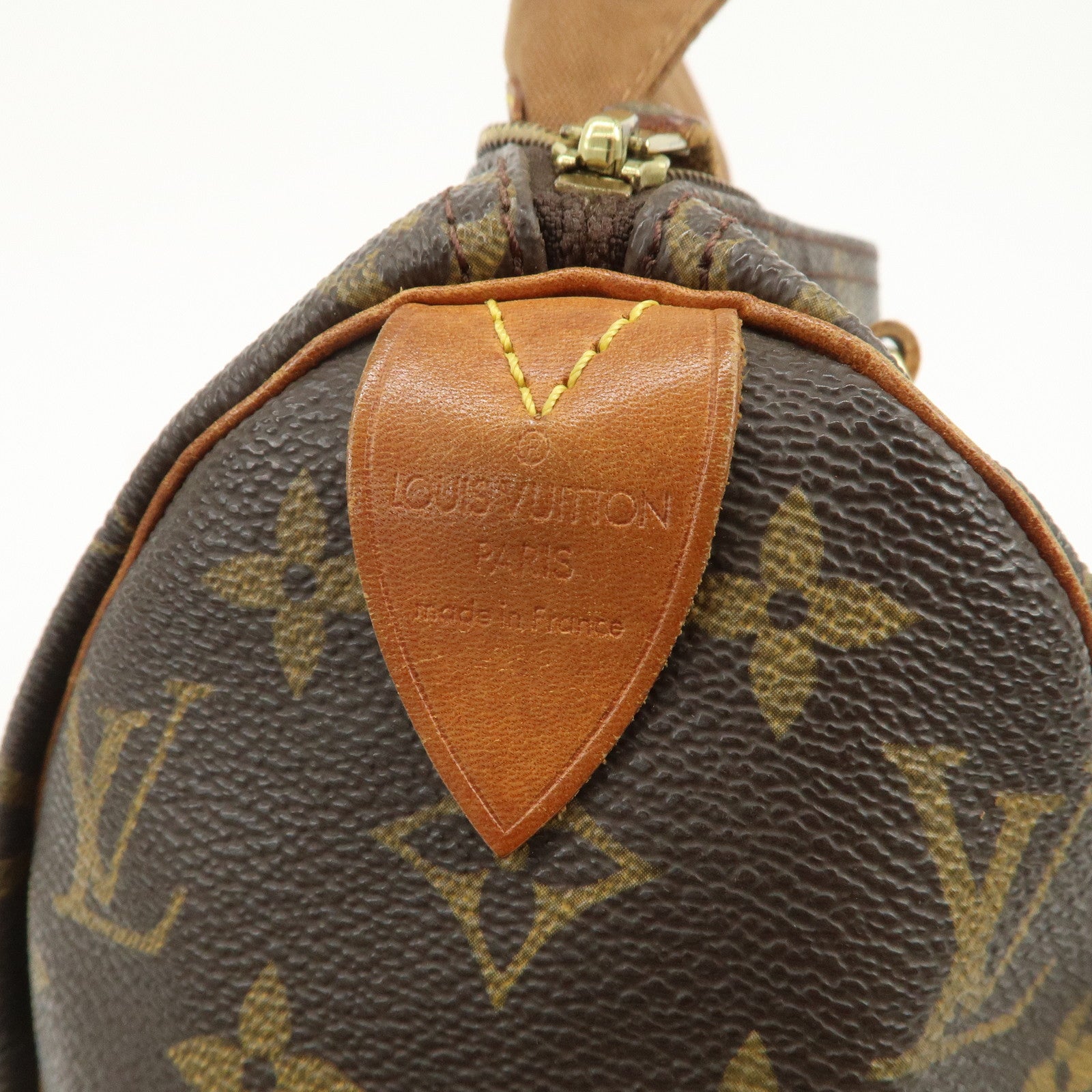 Louis Vuitton Monogram Speedy 25 Boston Bag Hand Bag Brown M41528