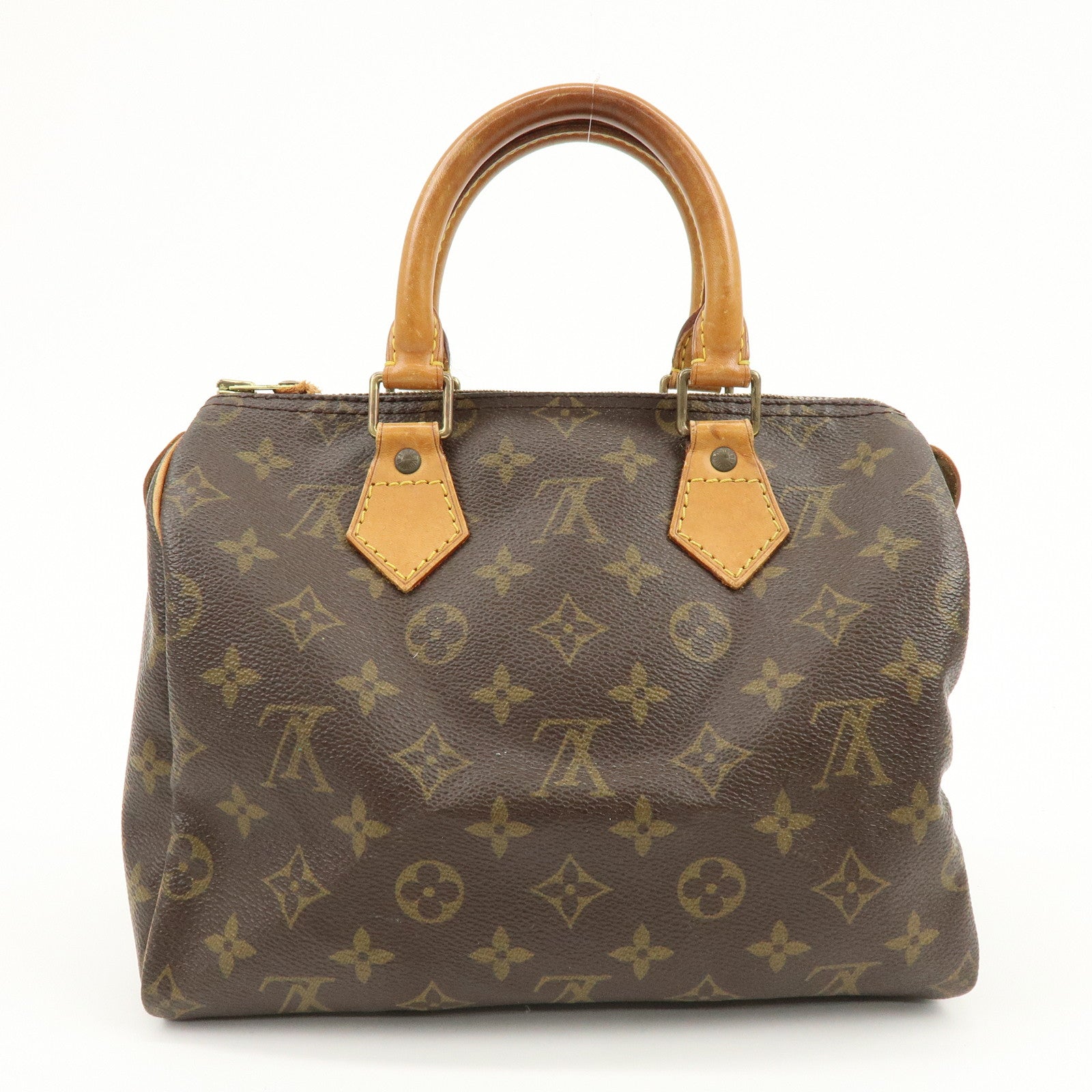 Louis Vuitton Monogram Speedy 25 Boston Bag Hand Bag Brown M41528