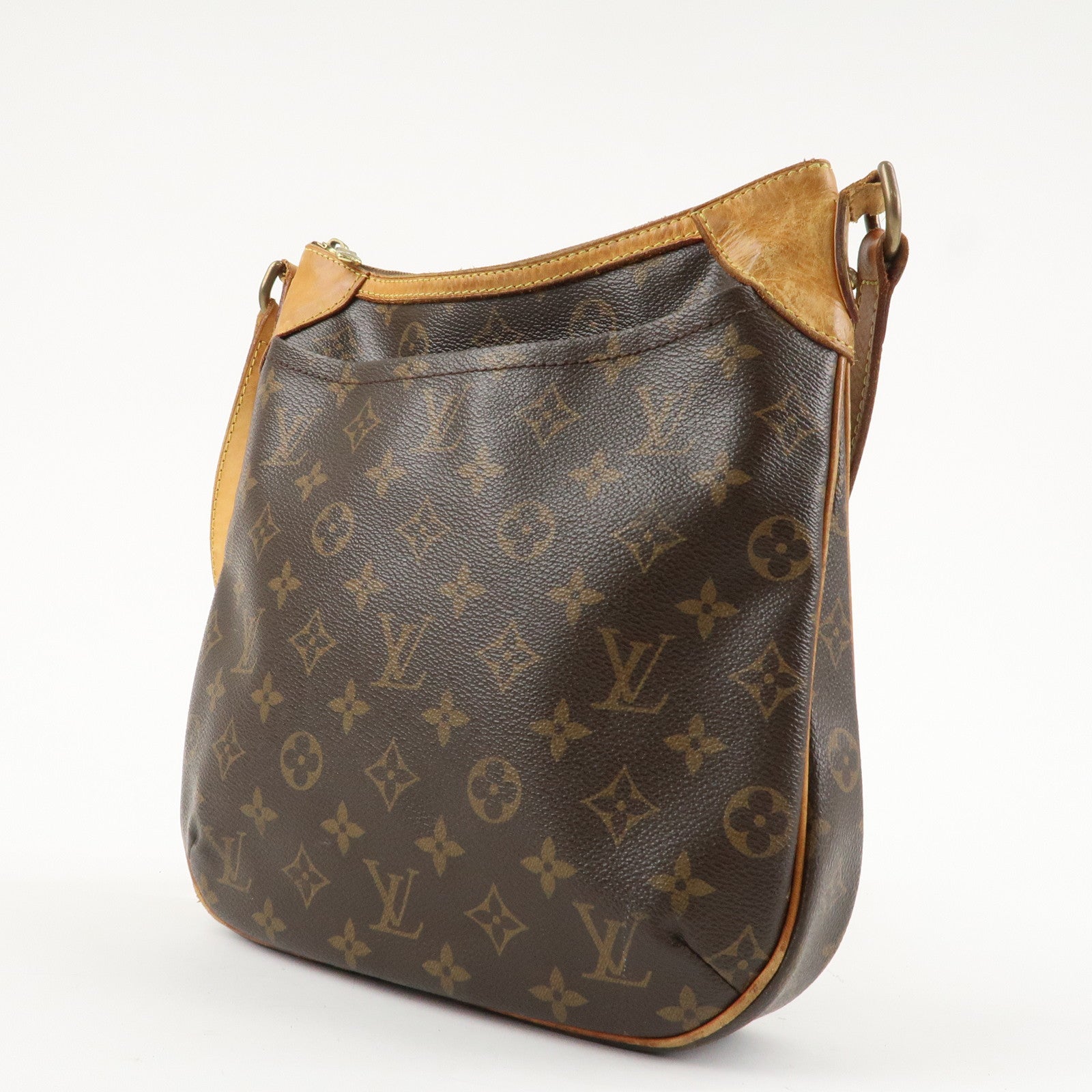 Louis Vuitton Monogram Odeon PM Crossbody Bag Shoulder Bag Brown M56390 Used