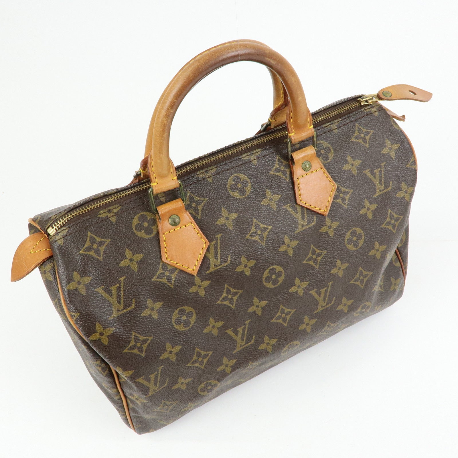 Louis Vuitton Monogram Speedy 30 Boston Bag Hand Bag Brown M41526