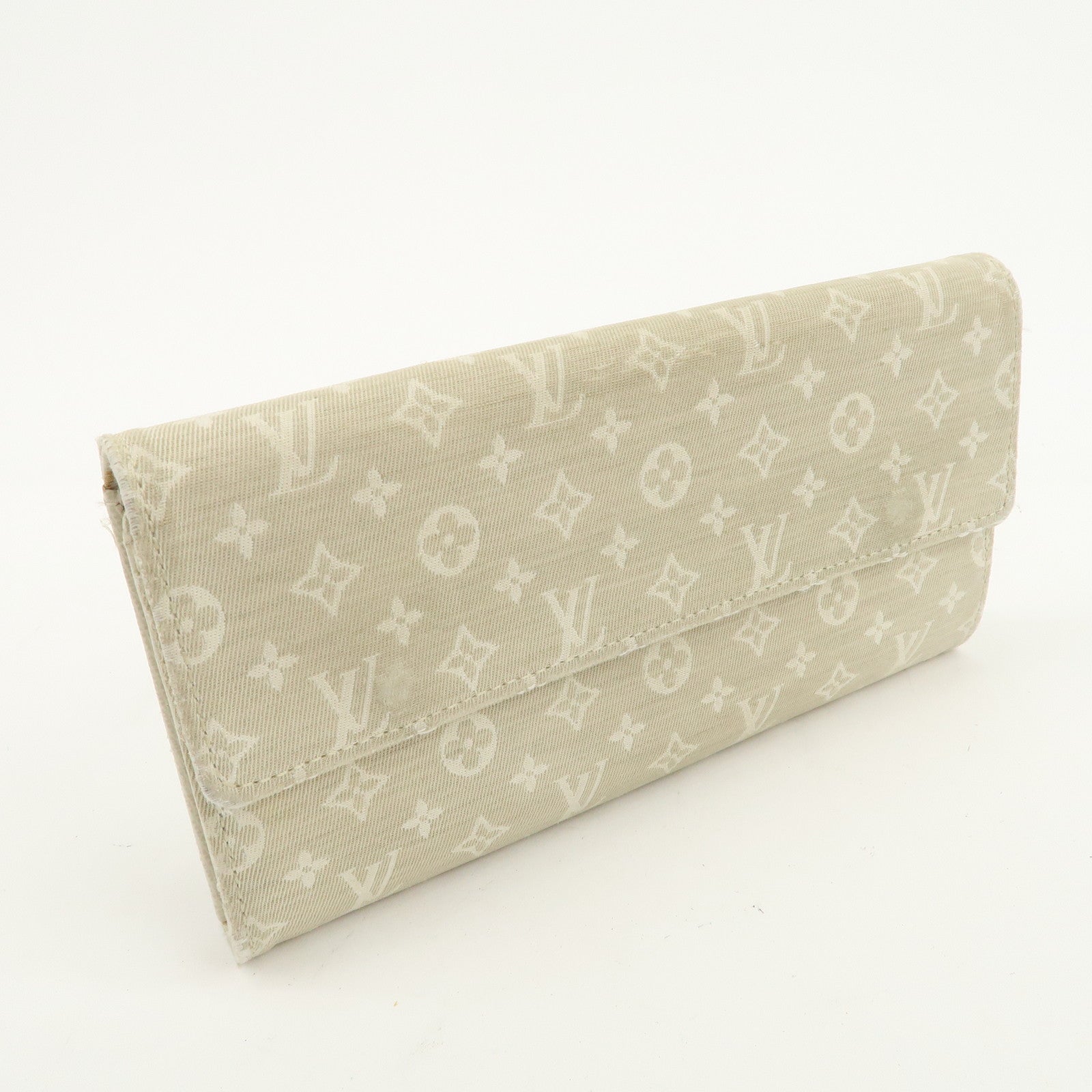 Louis Vuitton Monogram Mini Lin Portefeuille Sarah Wallet M95311