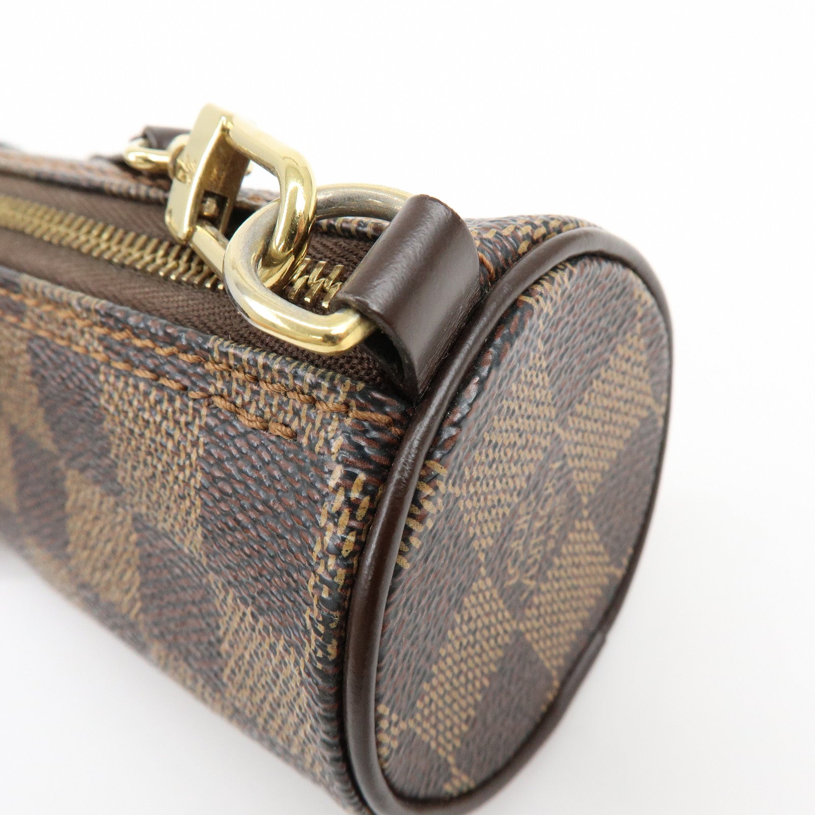 Louis Vuitton Damier Mini Pouch for Papillon Bag Brown