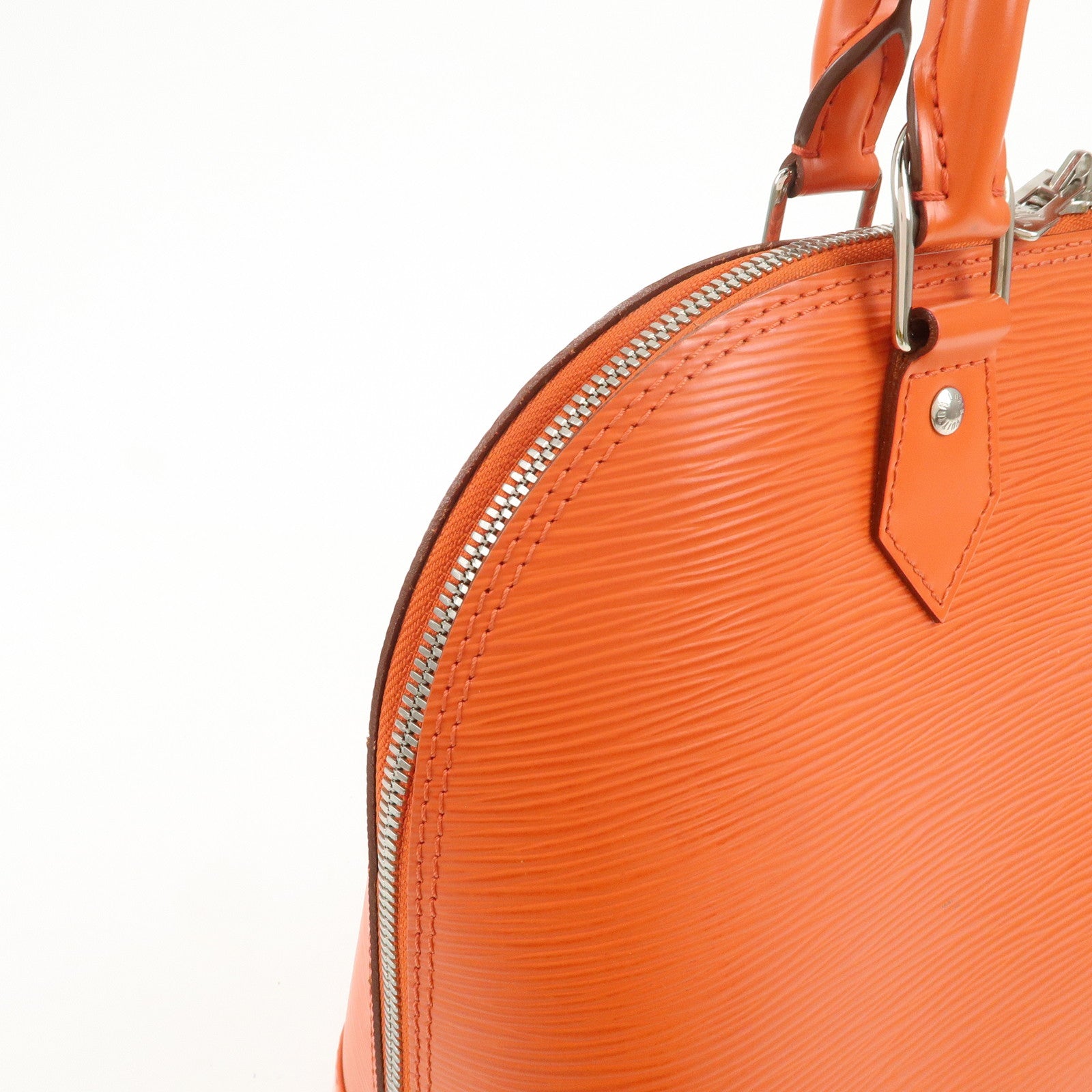 Louis Vuitton Epi Alma PM Hand Bag Pimont Orange M40623