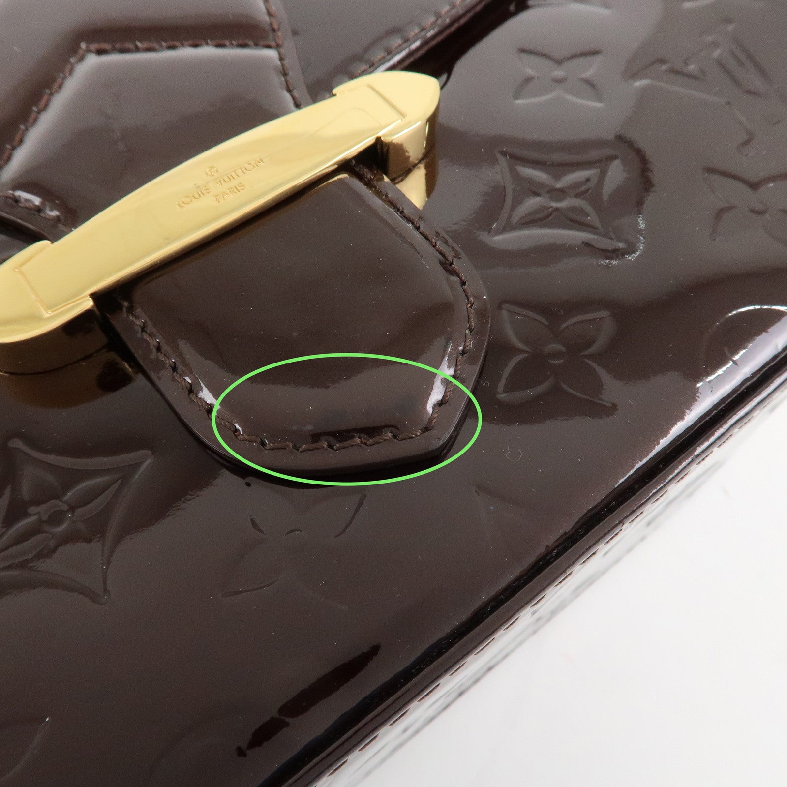 Louis Vuitton Monogram Vernis Leather Belleflower PM M91704 Used