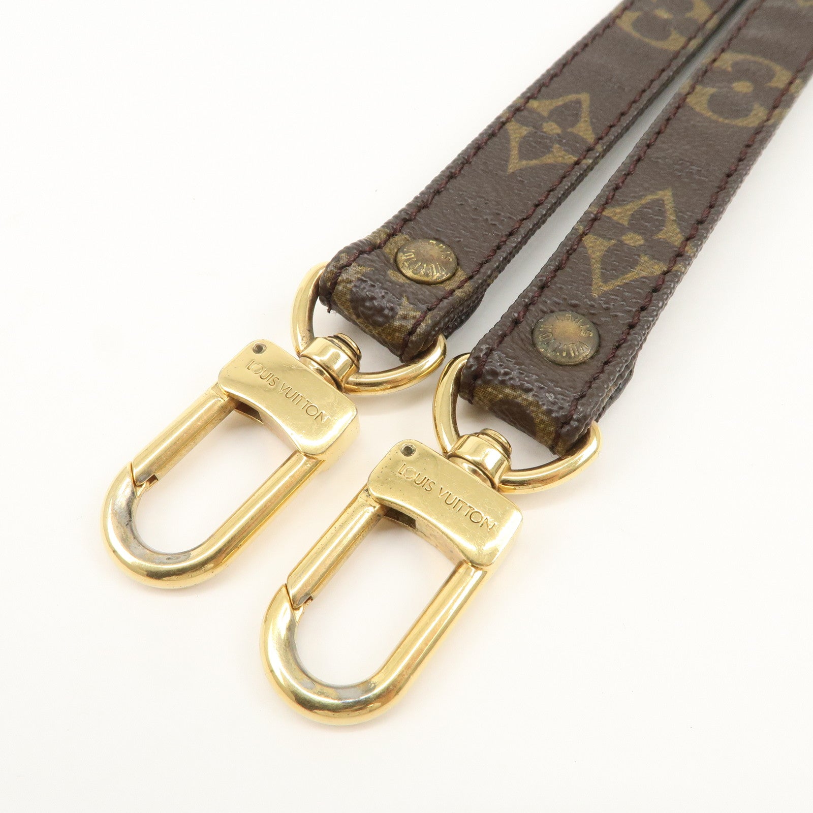 Louis Vuitton Monogram Canvas Shoulder Strap 120cm Brown J75010 Used