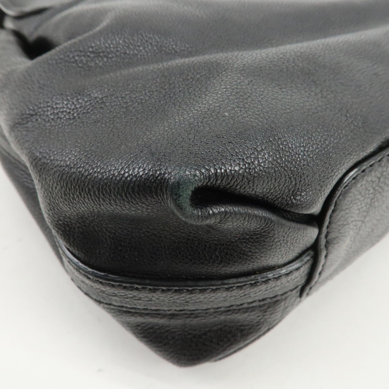 Chloe Elsie Leather 2Way Bag Shoulder Bag Hand Bag Black