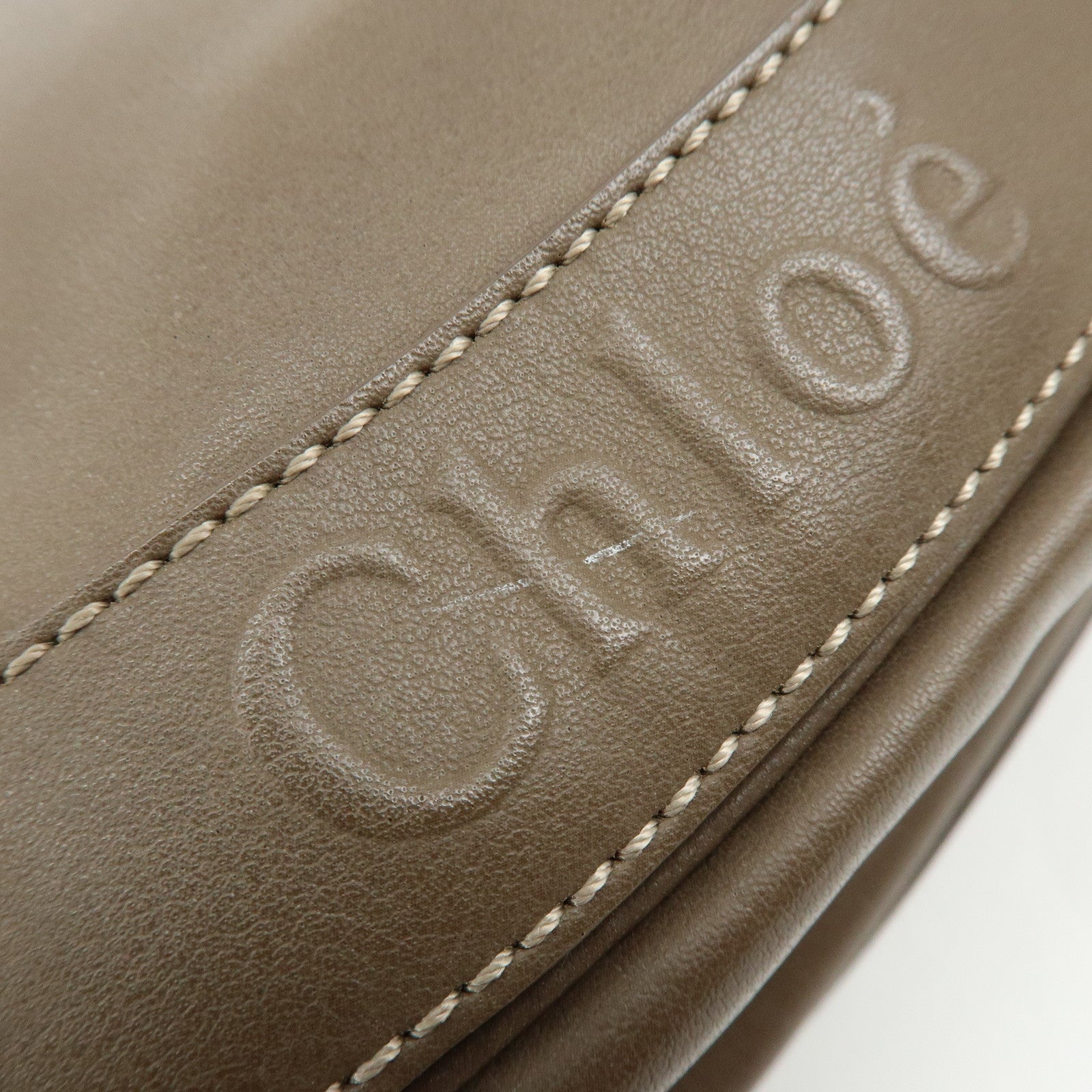 Chloe Eden Leather Shoulder Bag Crossbody Bag Tassel Brown