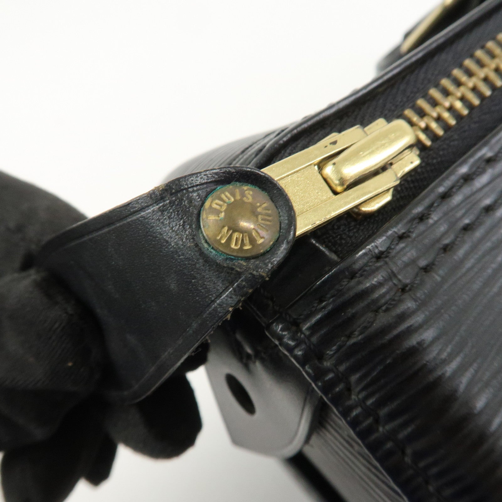 Louis Vuitton Epi Leather Speedy 25 Hand Bag Boston Bag Noir M59032